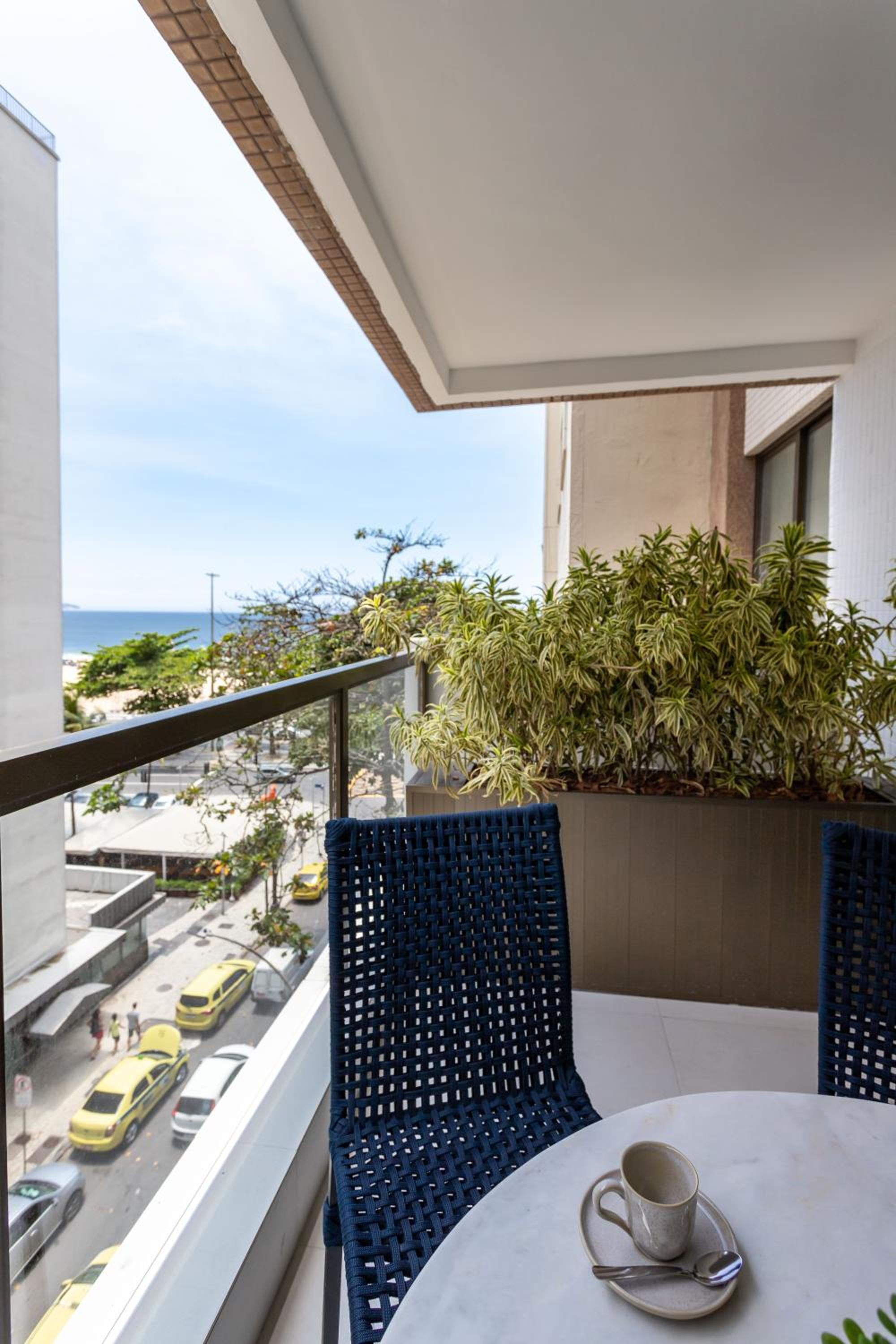 Copacabana Vista Mar, Rooftop Fogos, 2 Banheiros
