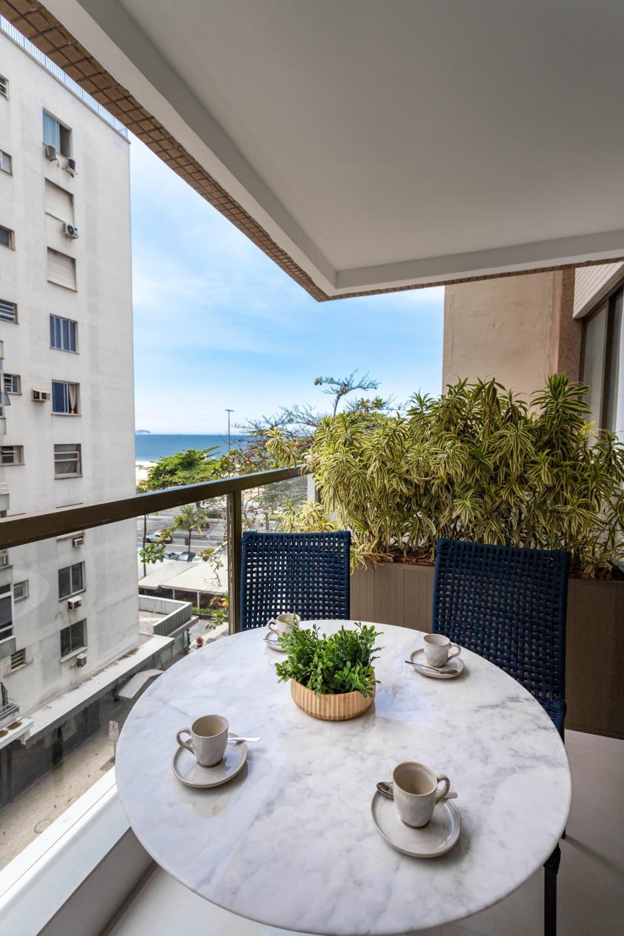 Copacabana Vista Mar, Rooftop Fogos, 2 Banheiros