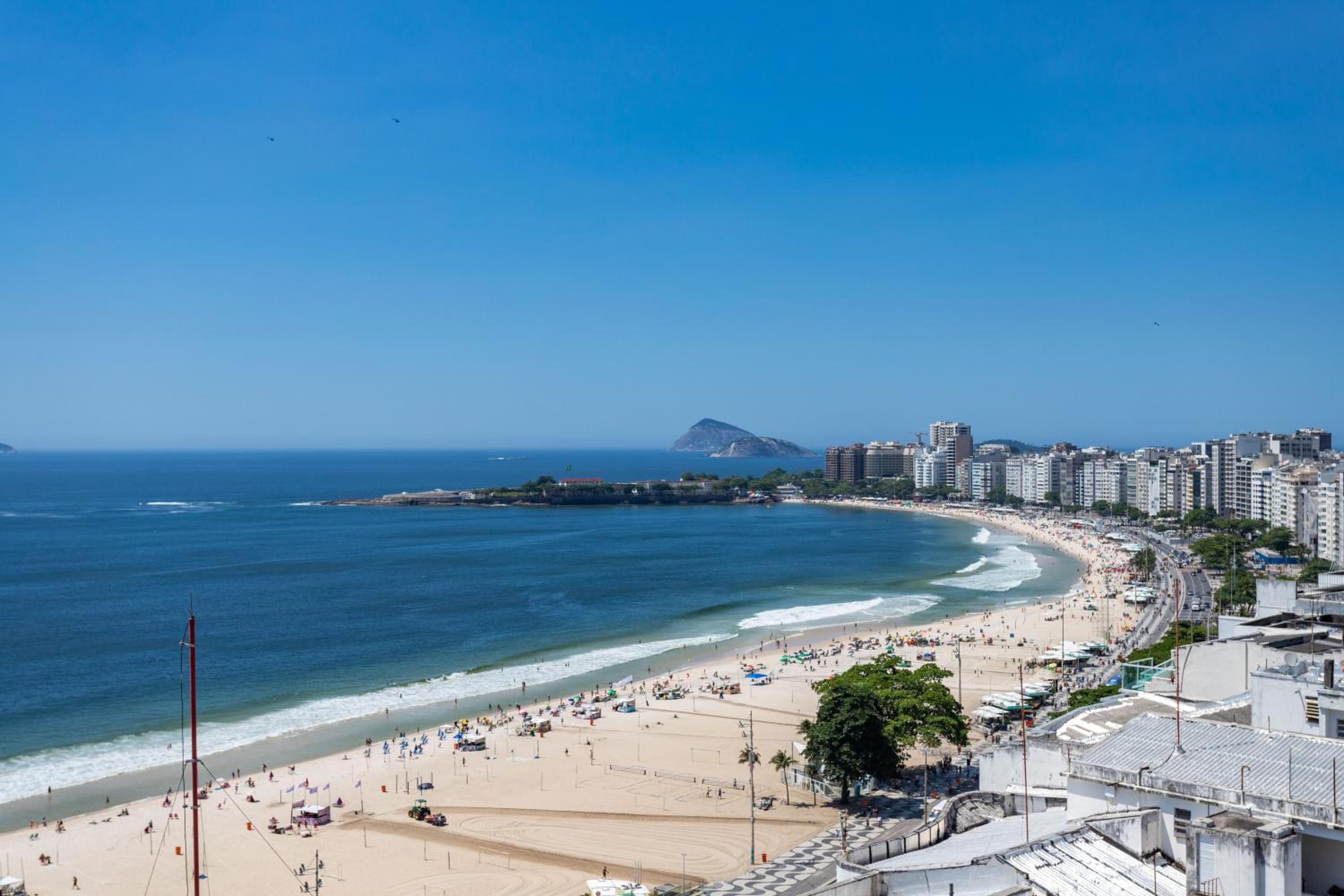 Copacabana Vista Mar, Rooftop Fogos, 2 Banheiros