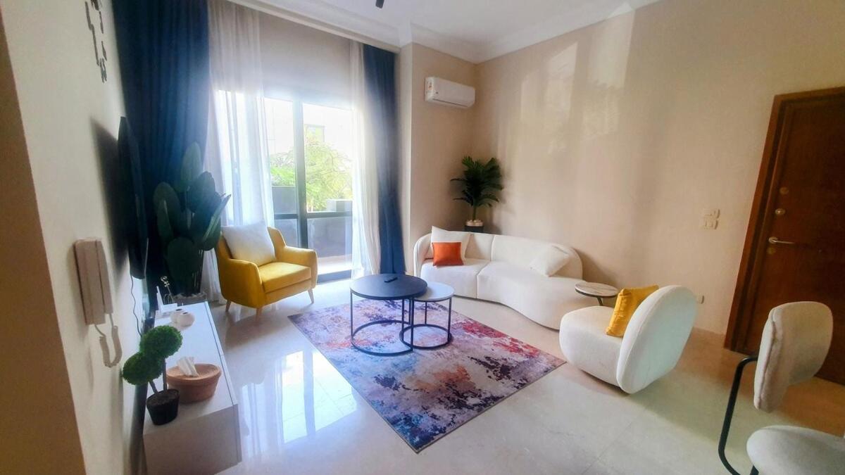Peaceful Patio 2BR at AUC & Westin Hotel
