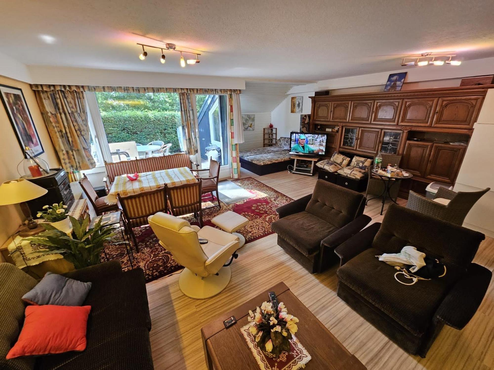Winterberg Appartement 6 Pers aan Skilift grootste Skigebied nabij Bikepark Unieke locatie met zeer rustige tuin in het bos en het gezellige centrum leuke 