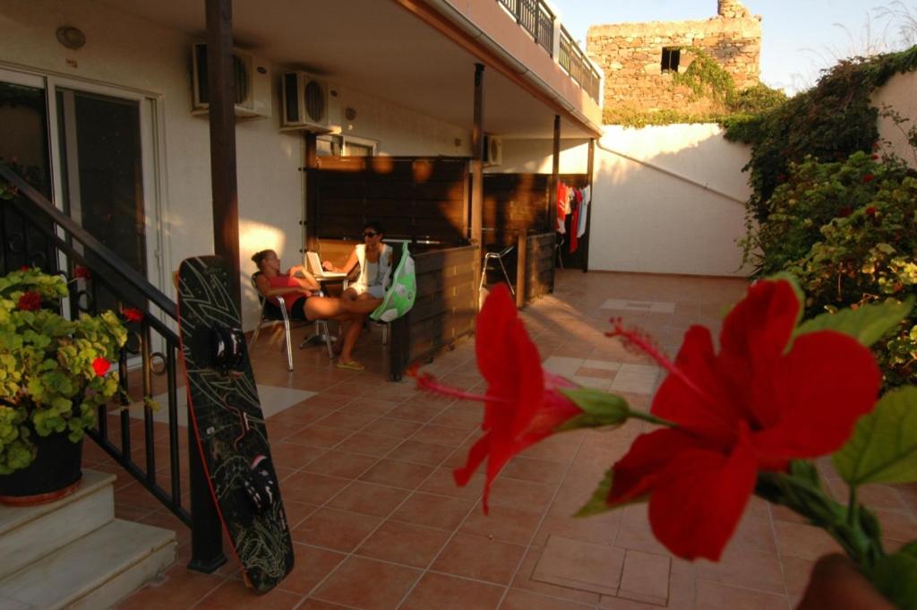 outdoor BBQ area