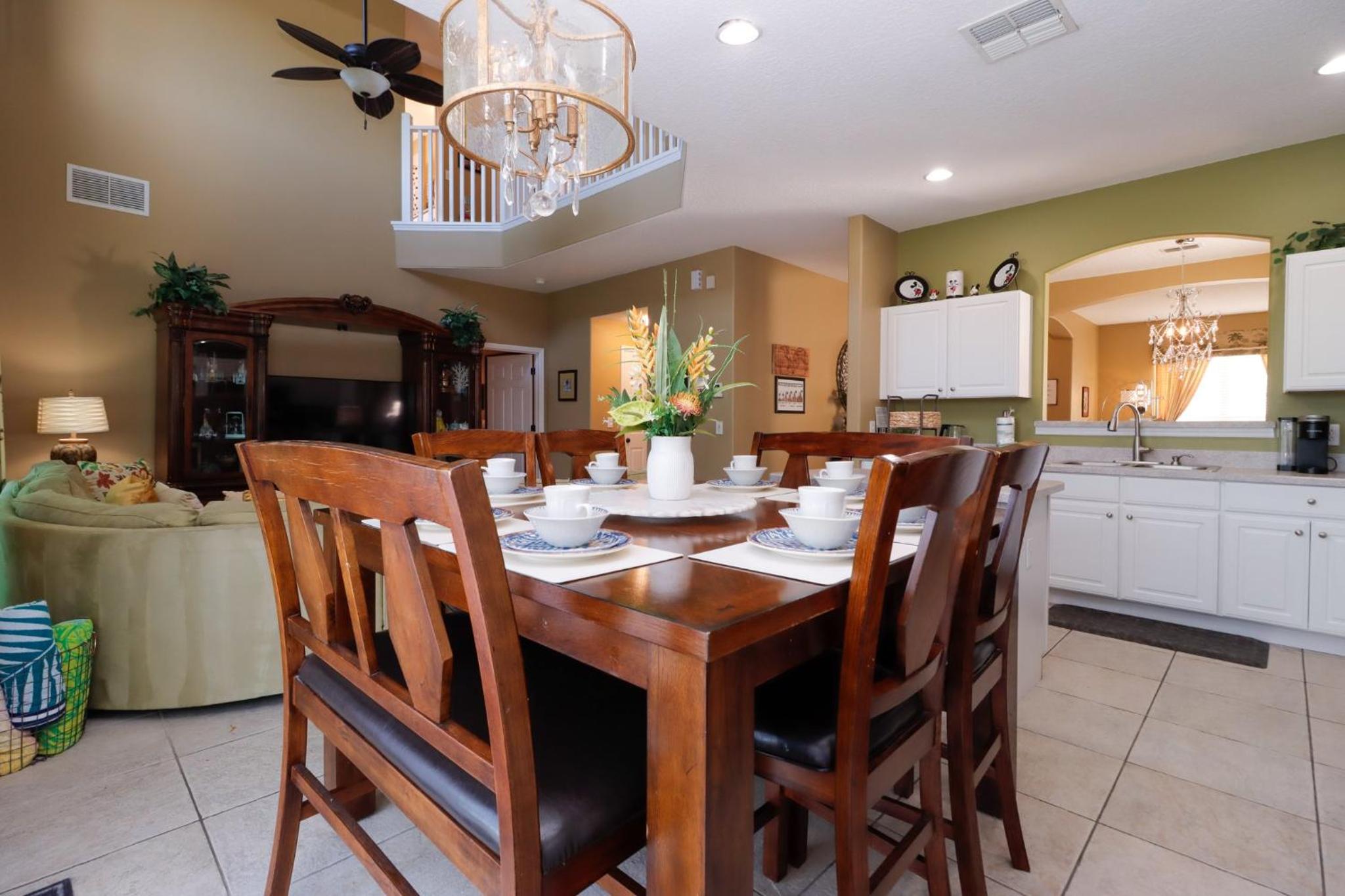Spacious Emerald Island Resort Home with Pool Spa and Resort Amenities near Disney
