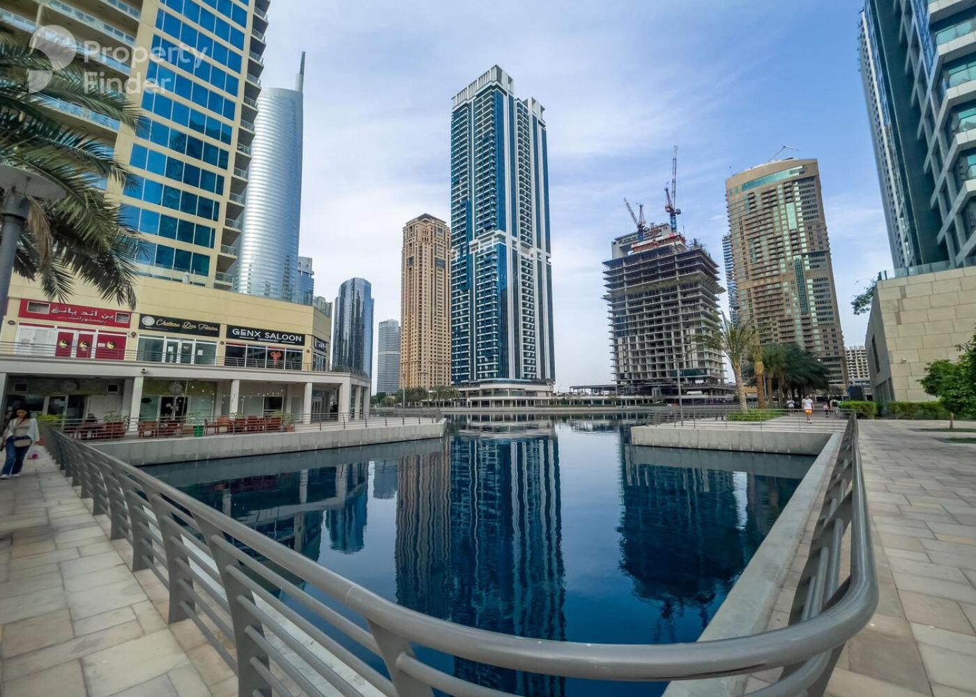 Click Stay - JLT - 2 Bedroom & Balcony Lakes view Entire Apartment -AZ