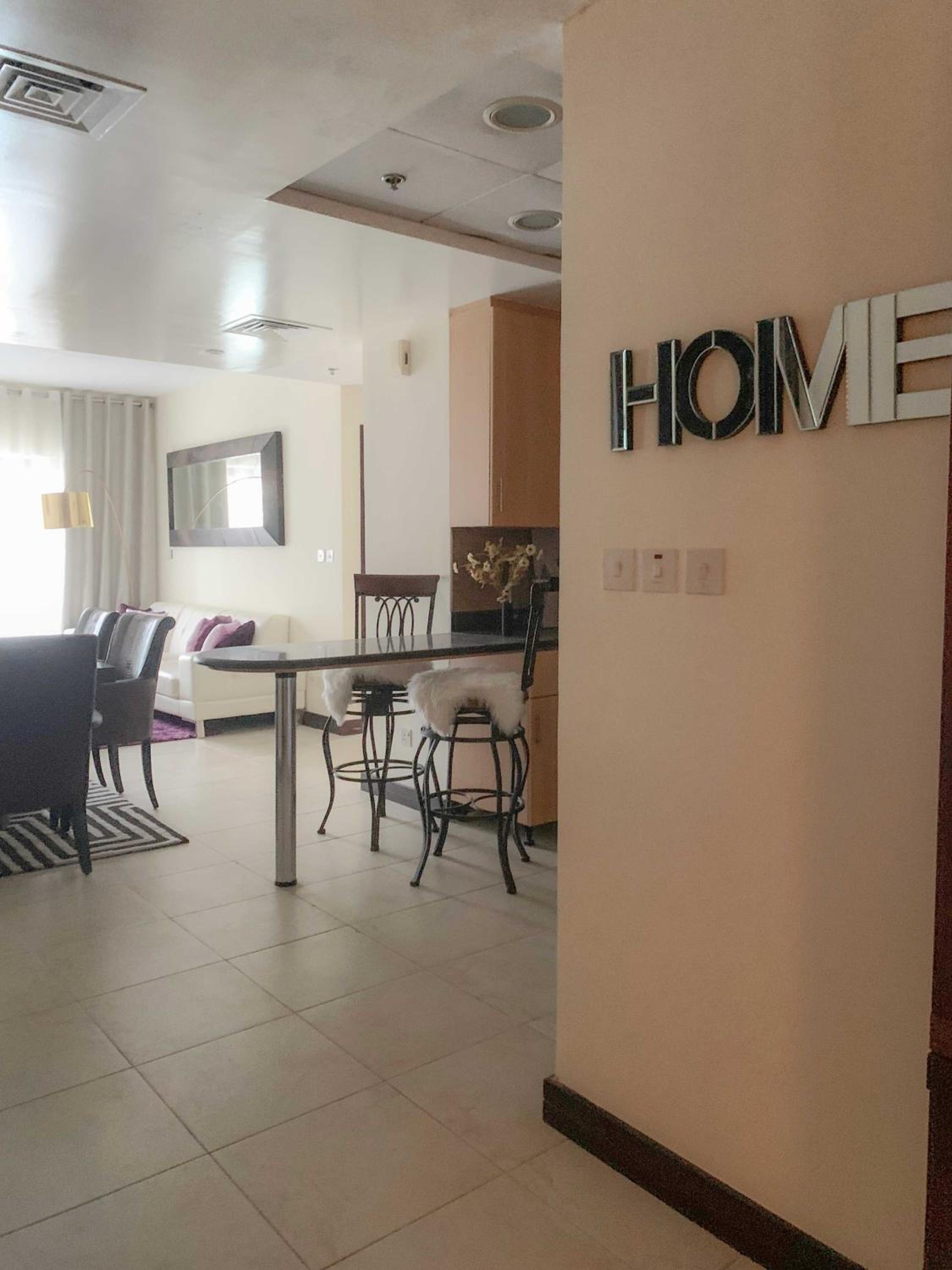 Click Stay - JLT - 2 Bedroom & Balcony Lakes view Entire Apartment -AZ