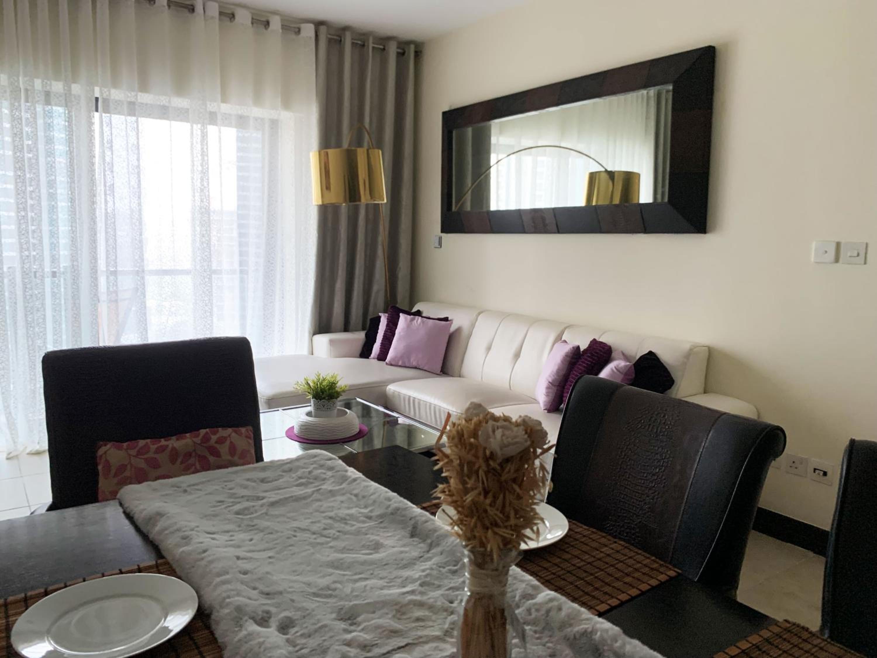 Click Stay - JLT - 2 Bedroom & Balcony Lakes view Entire Apartment -AZ