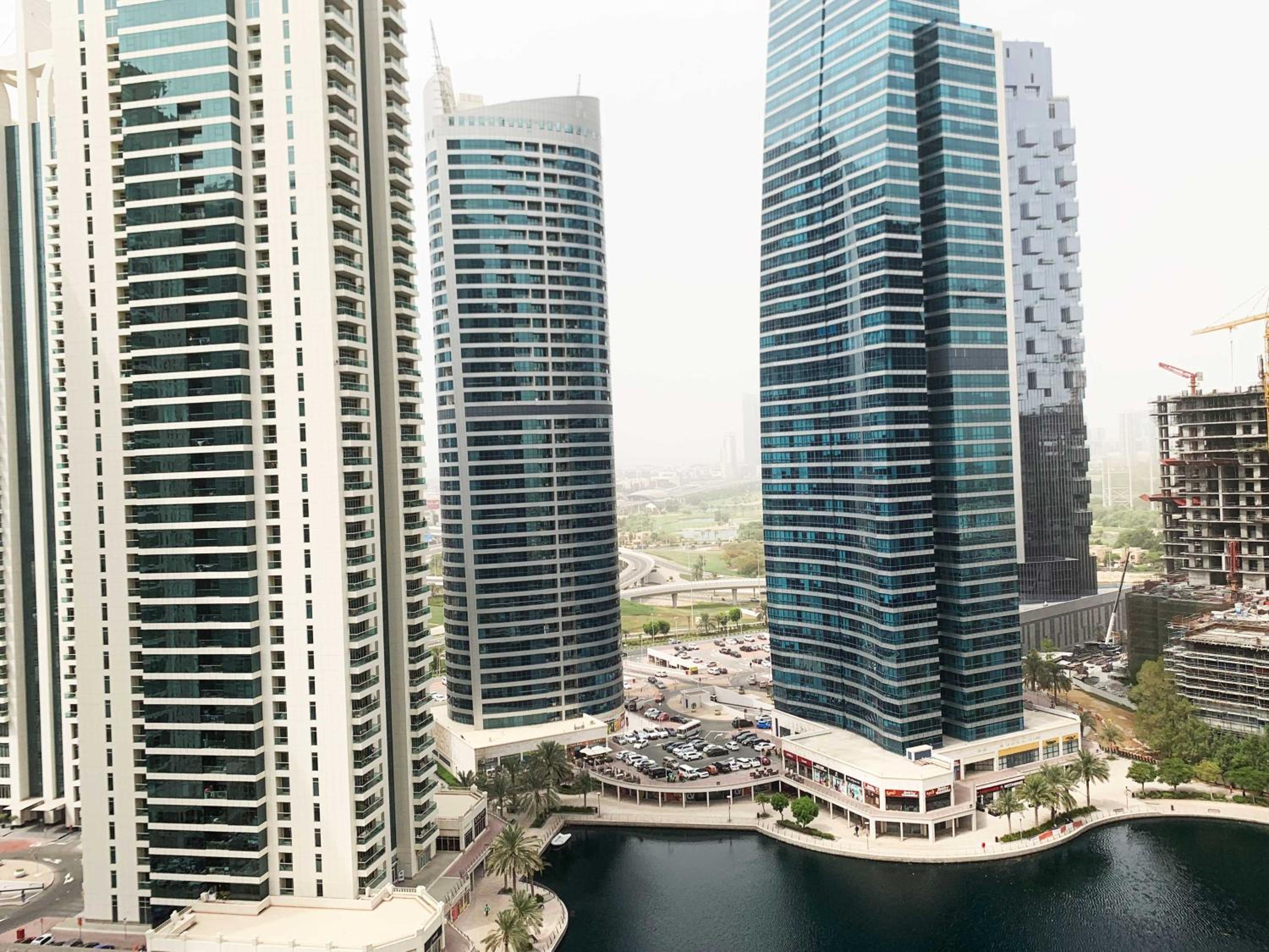 Click Stay - JLT - 2 Bedroom & Balcony Lakes view Entire Apartment -AZ