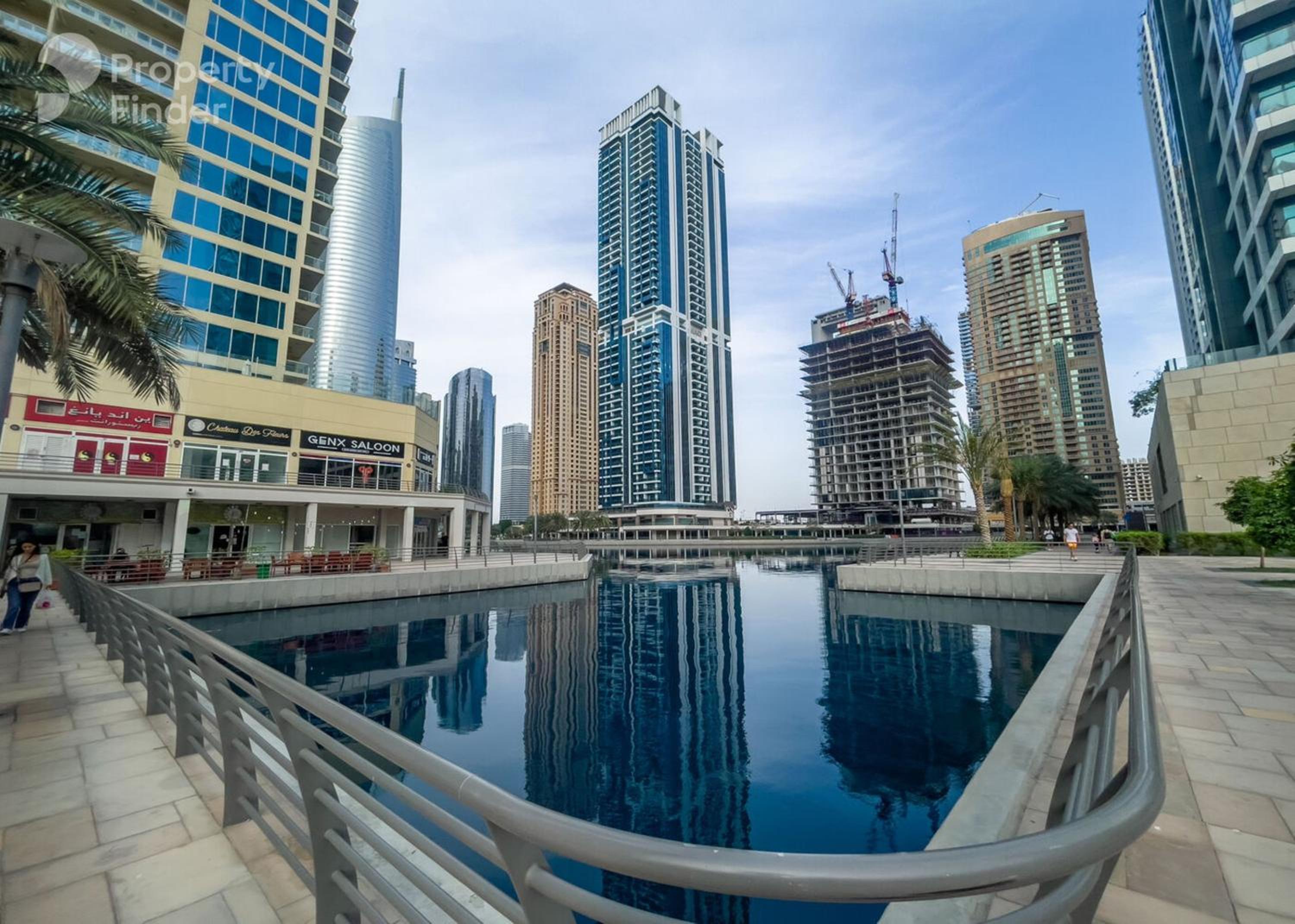 Click Stay - JLT - 2 Bedroom & Balcony Lakes view Entire Apartment -AZ