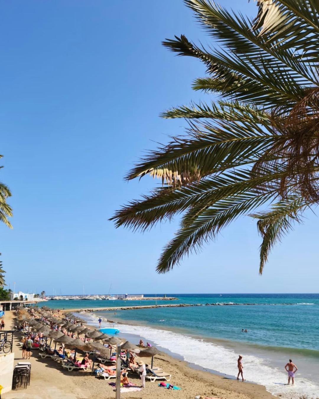 Sea View 2BR Beachfront & Cozy Balcony Marbella