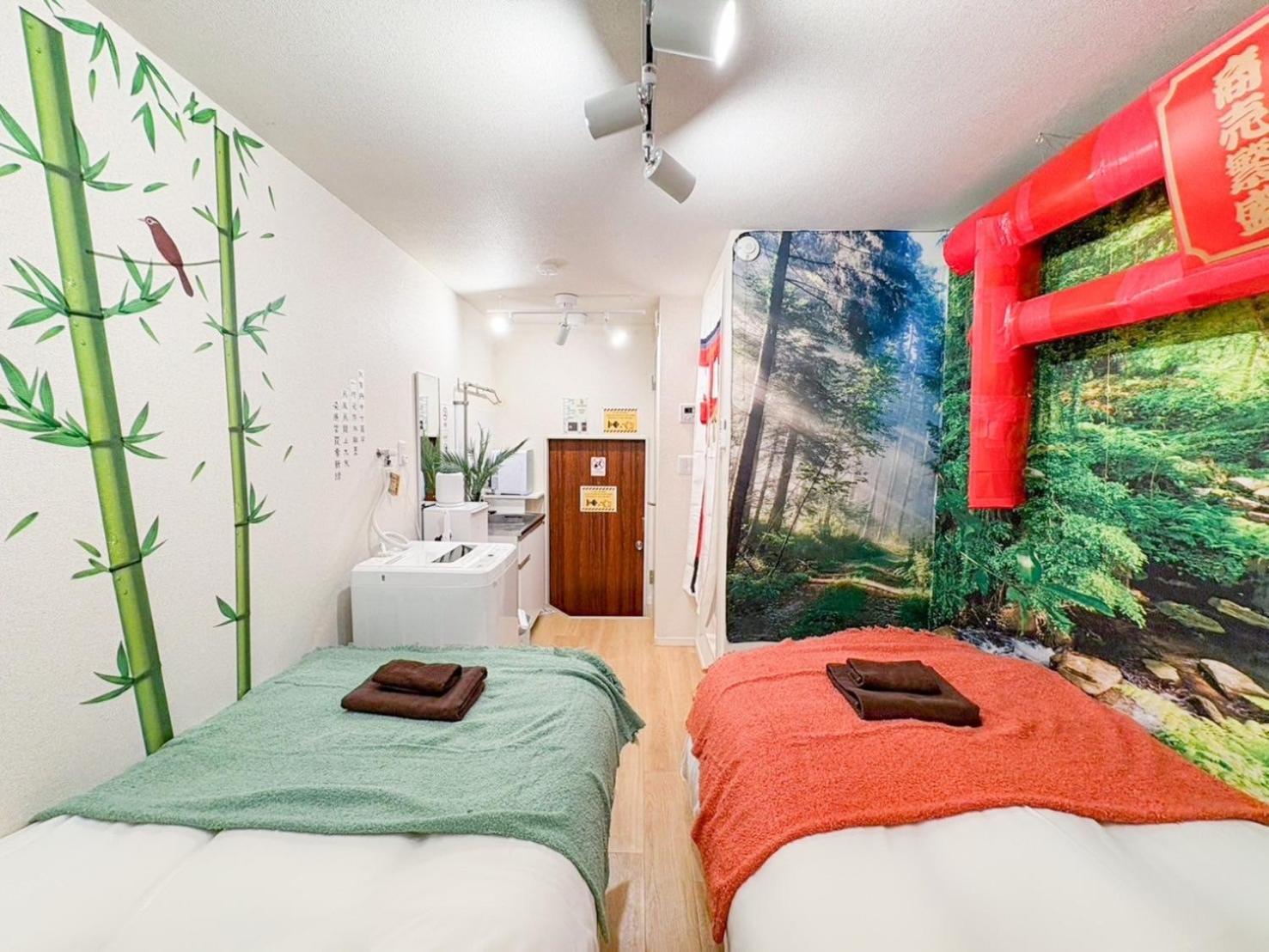LEON RESORT HOTEL B 4rooms MAX14people 6min Shinjuku 11min Shibuya 12min walk Ikebukuro LEON RESORT IKEBUKURO traditional Japanese room 池袋 最大14名