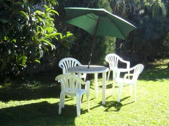 outdoor BBQ area