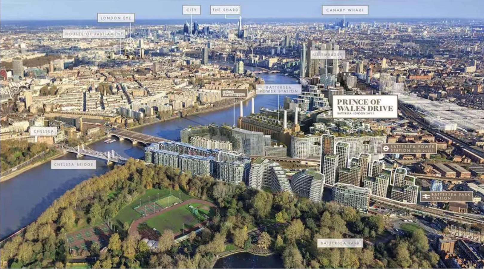 The Battersea Park Residences Private Rooftop - 10min SOHO & Oxford Street