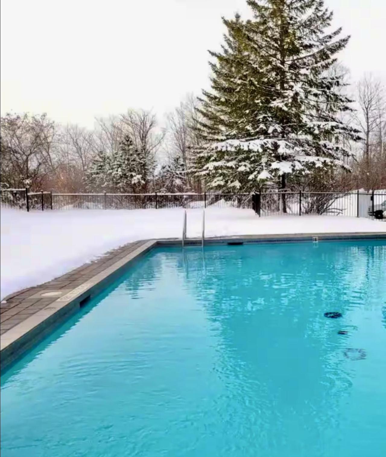 Luxurious Ski-In Ski-Out Jacuzzi Condo with King Bed, Pool, Gym and Sauna