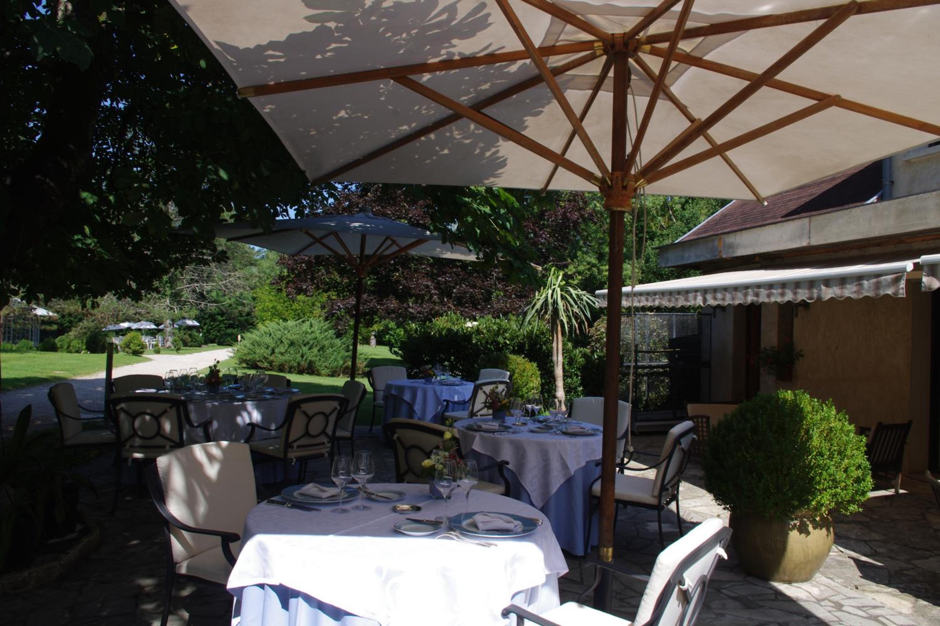 outdoor BBQ area