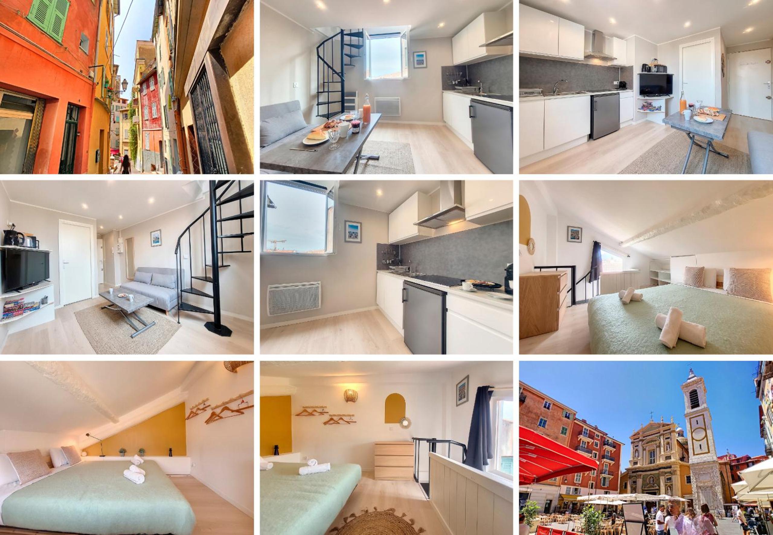 Nestor&Jeeves - VIEUX NICE DUPLEX - Studio - Central
