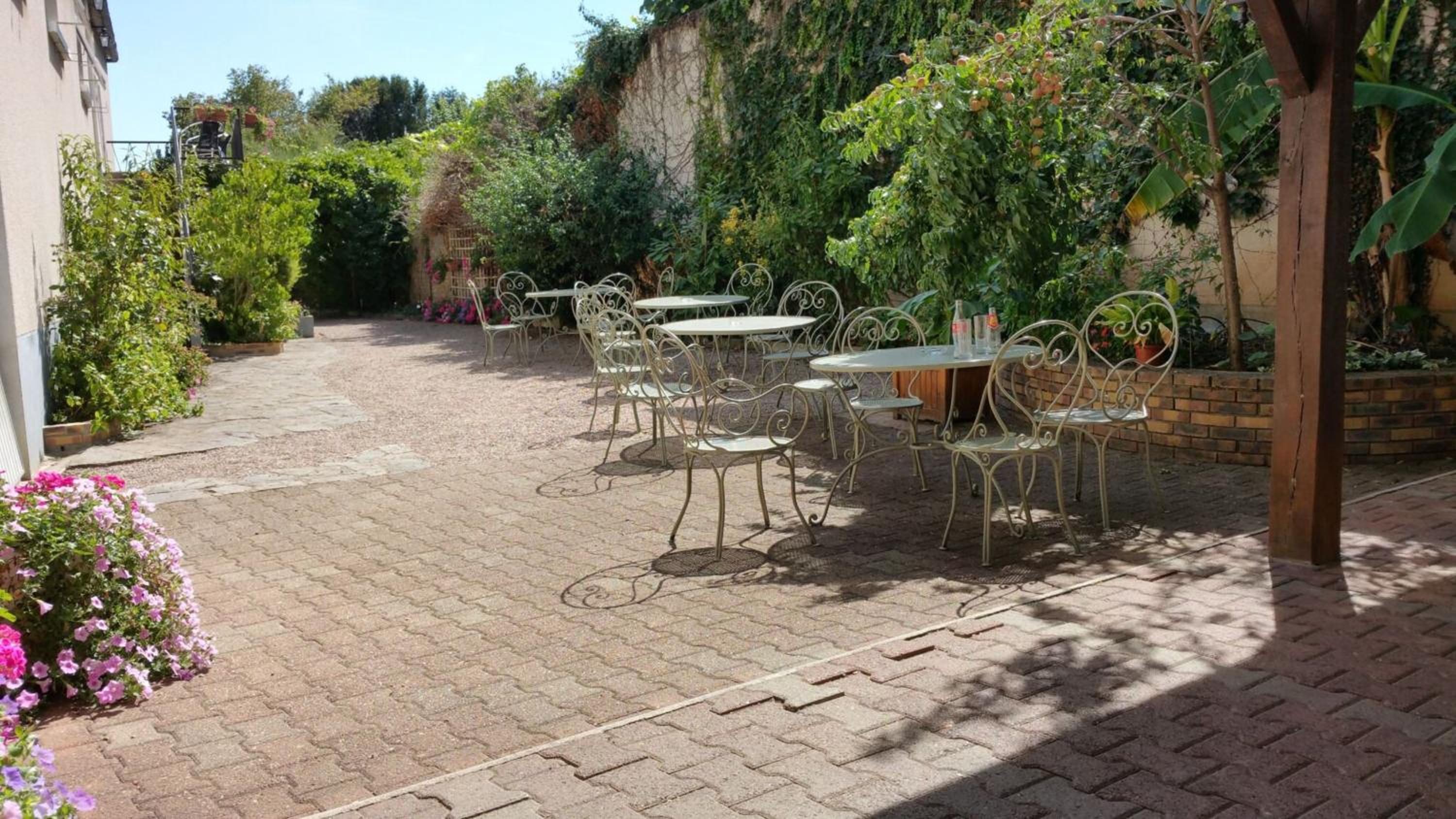 outdoor BBQ area