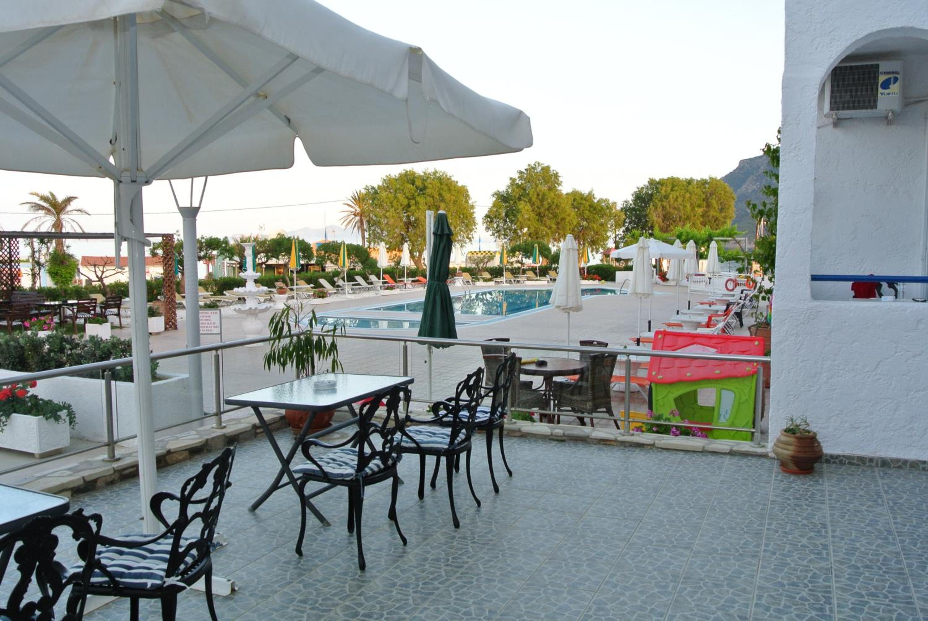 outdoor BBQ area