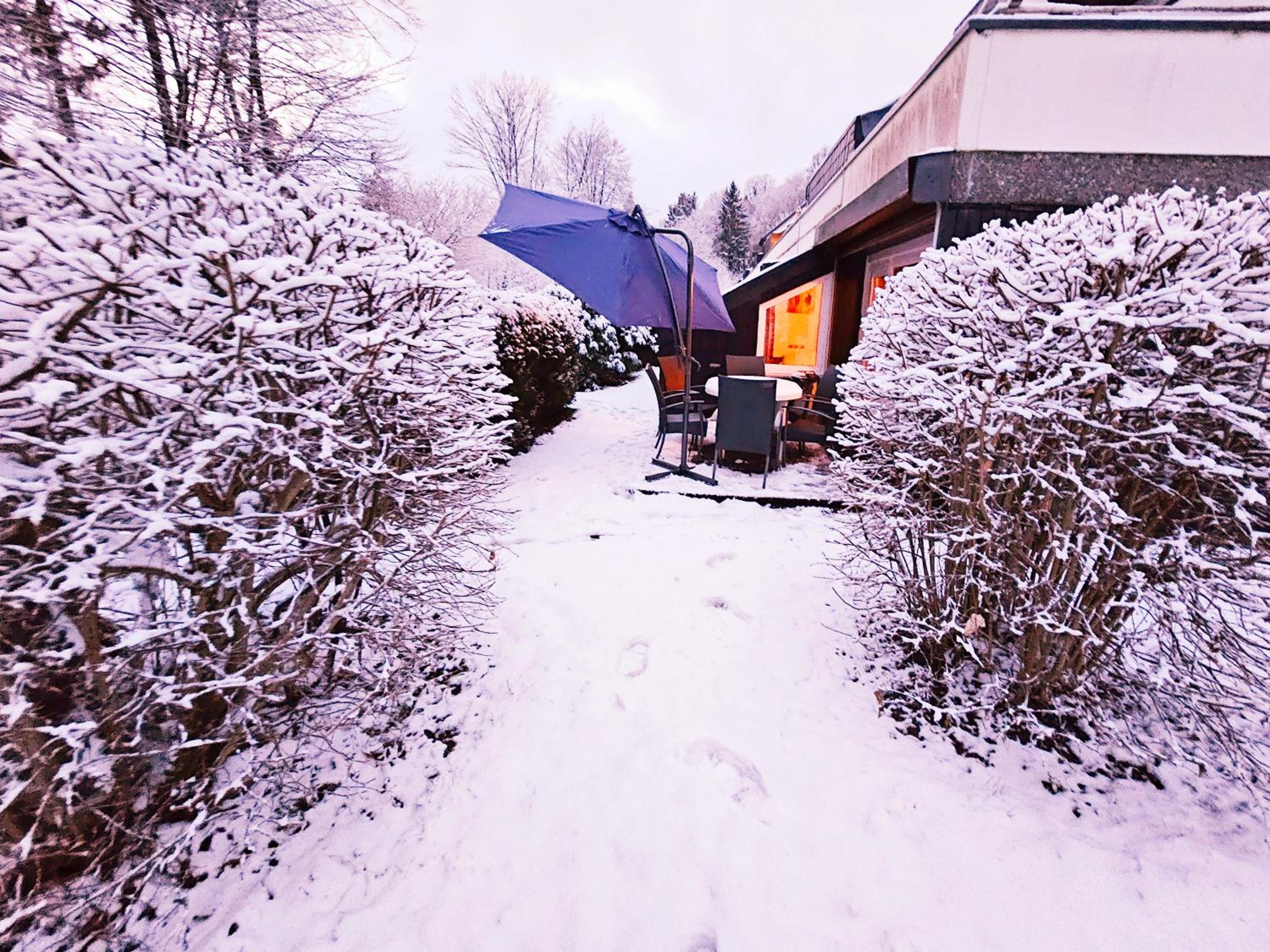 Winterberg Appartement 6 Pers aan Skilift grootste Skigebied nabij Bikepark Unieke locatie met zeer rustige tuin in het bos en het gezellige centrum leuke 