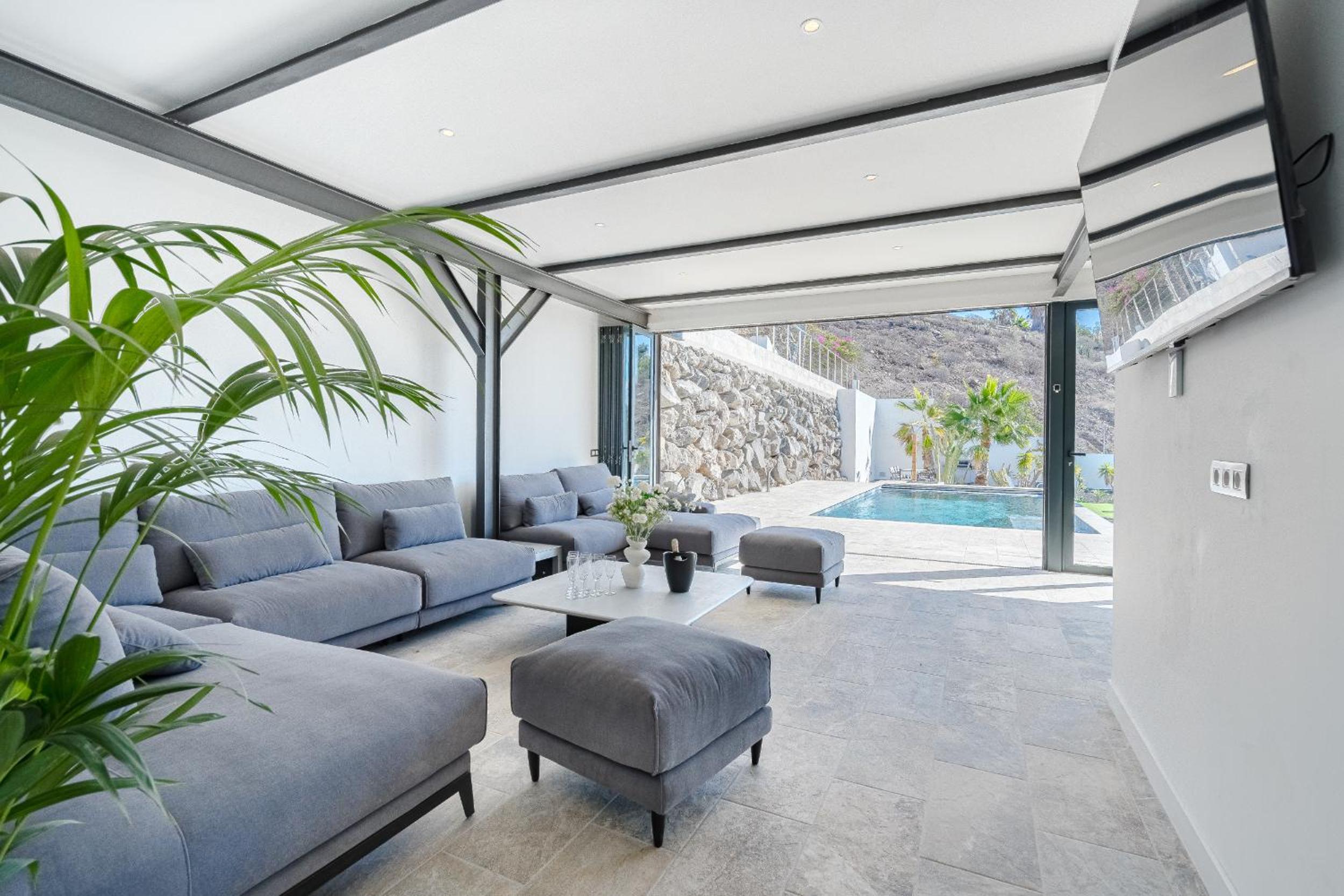 Villa CACTUS Tenerife sud piscine chauffée 10 personnes