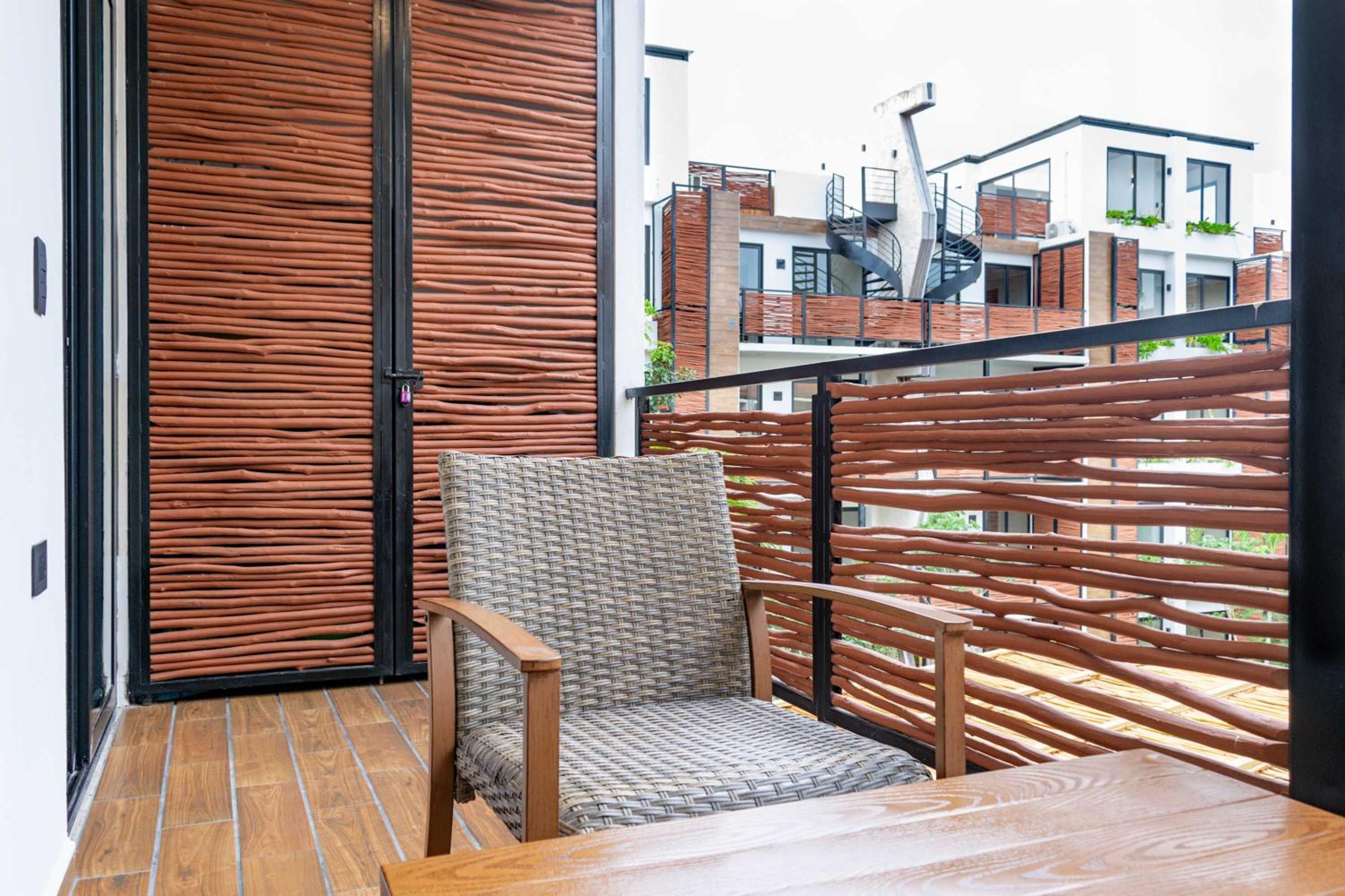 Pool & Rooftop in Tulum 2 Bedrooms Apartment