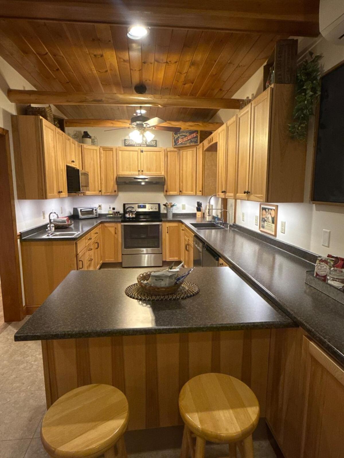 Prime Northern Maine Snowmobiling Retreat with Full Kitchen & Winter Trails Access