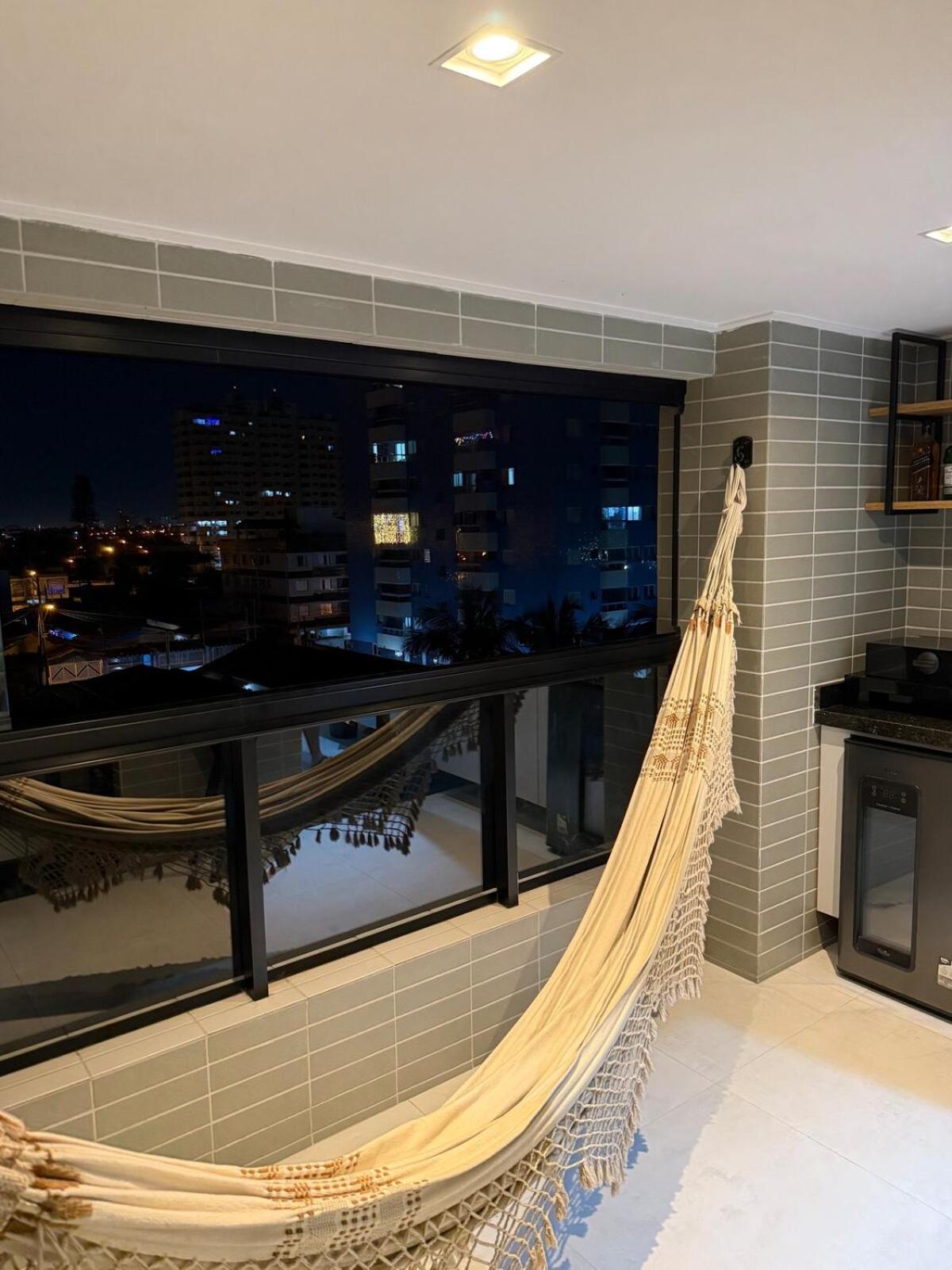 Apartamento novo pé na areia vista mar