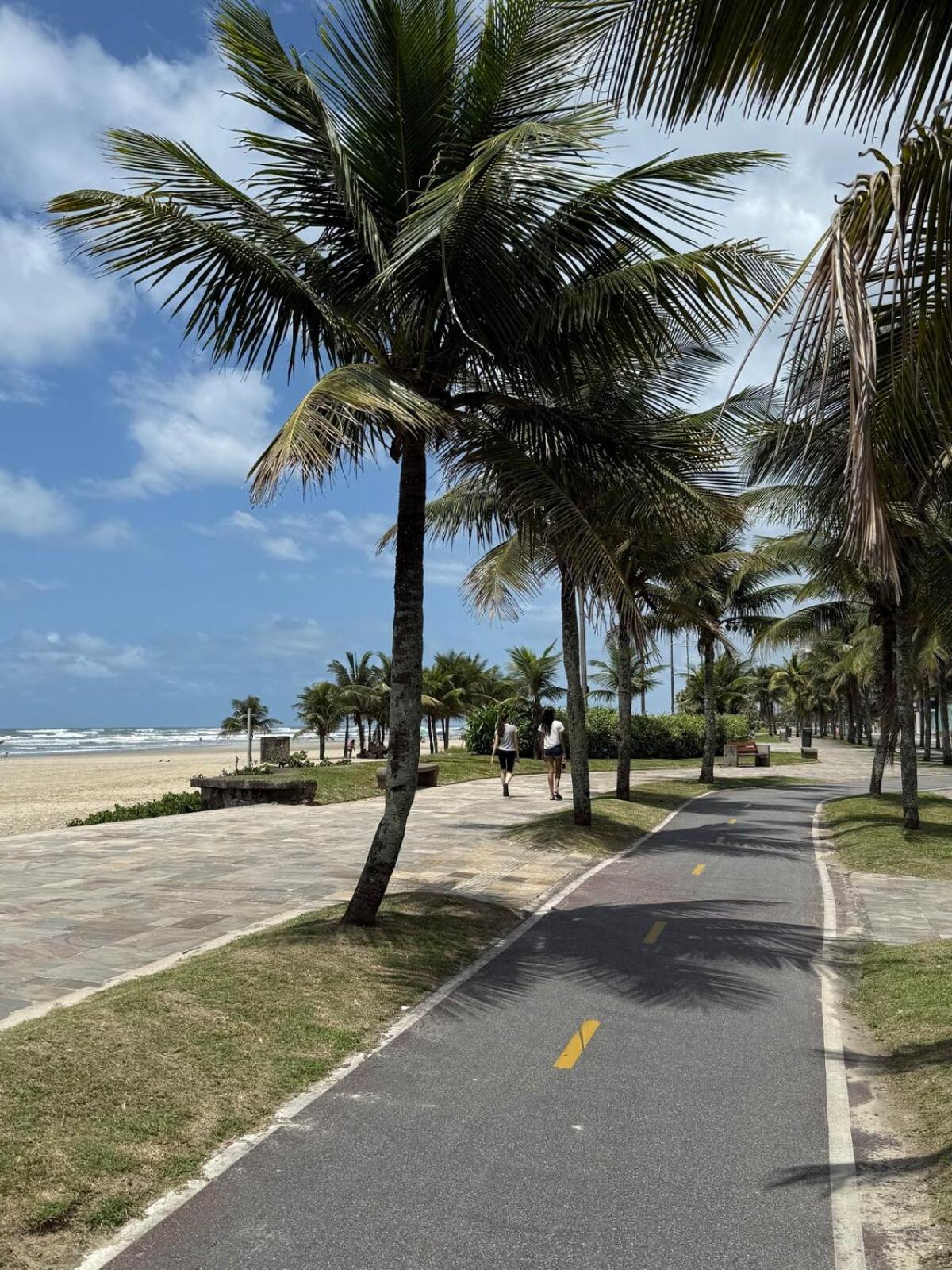 Apartamento novo pé na areia vista mar
