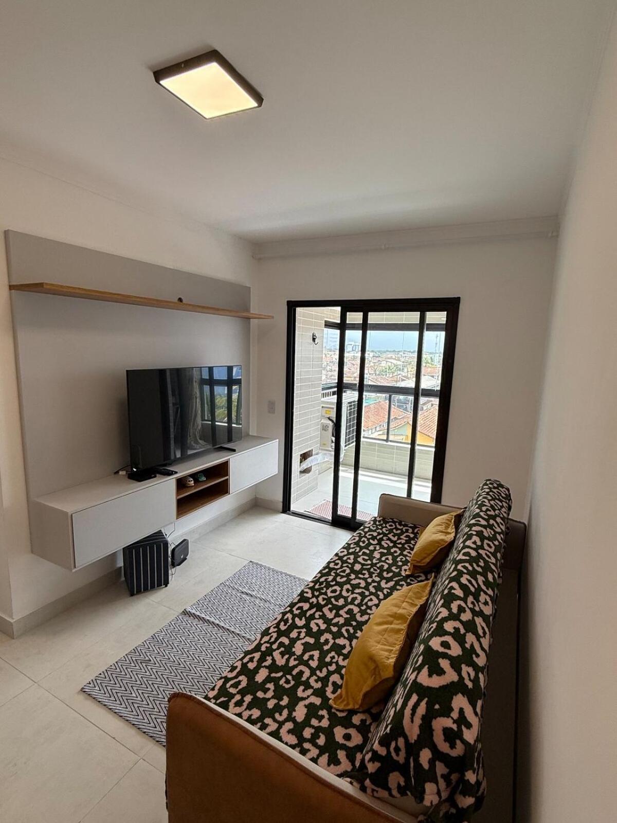 Apartamento novo pé na areia vista mar