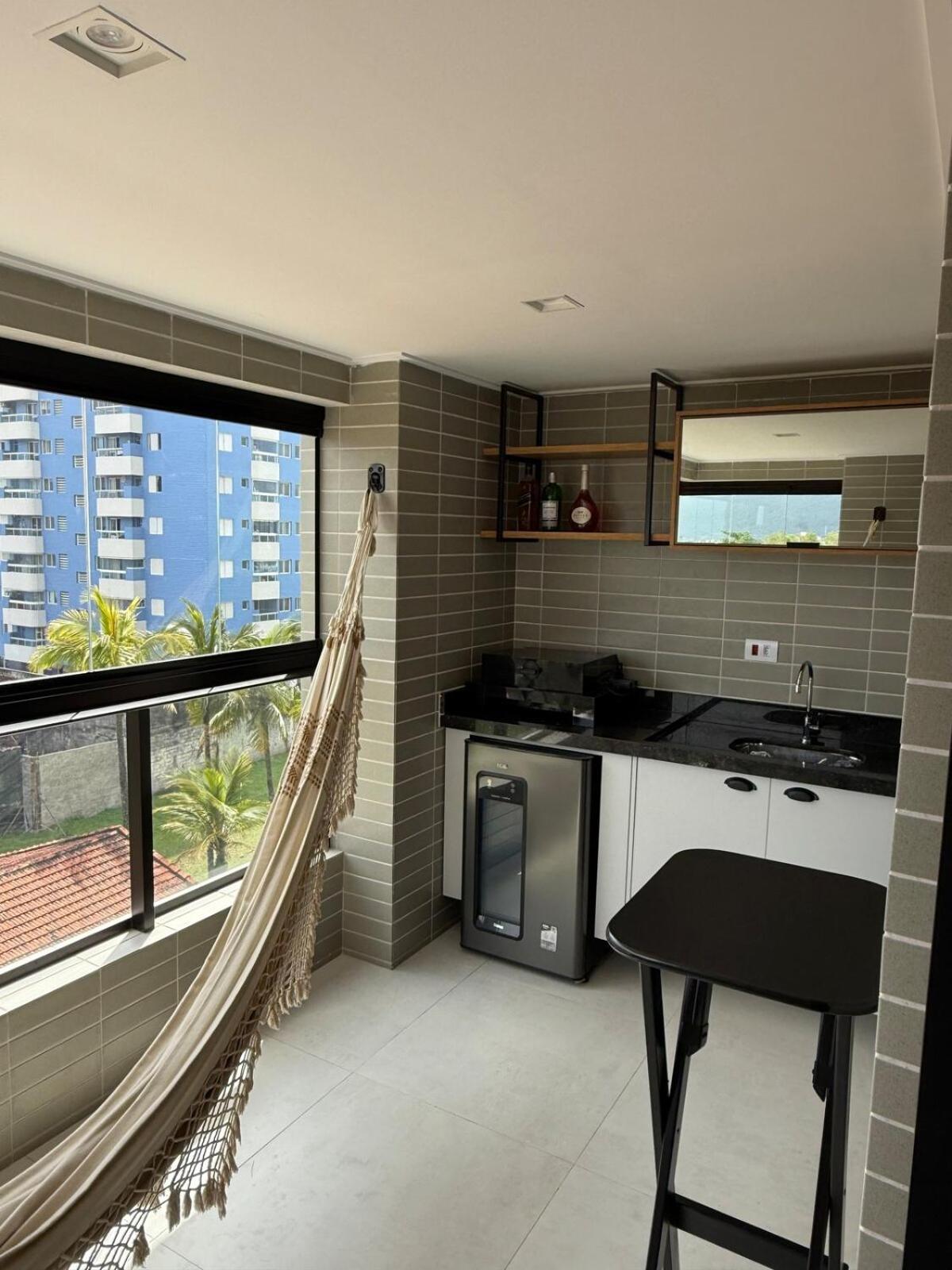 Apartamento novo pé na areia vista mar