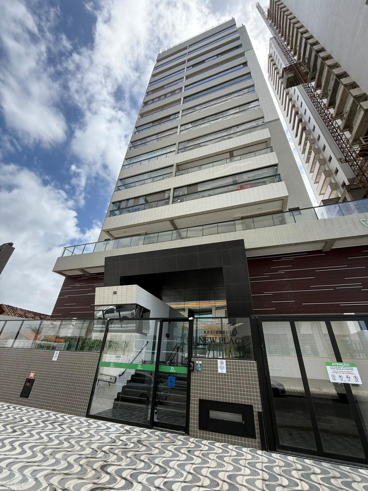 Apartamento novo pé na areia vista mar