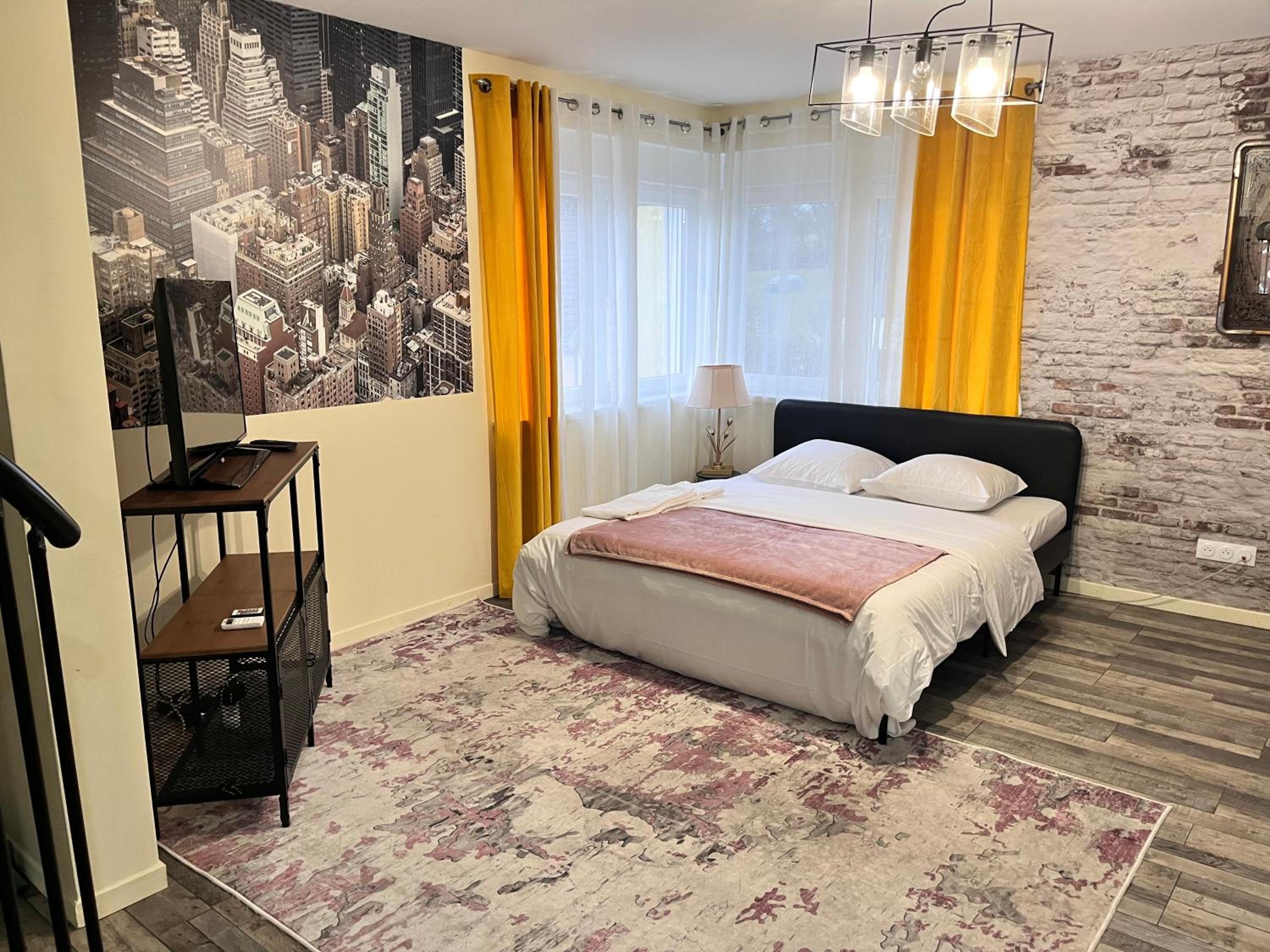Le Duplex by Leslodgespa - Loft moderne et confortable au style newyorkais, proche de Bâle et de l'aéroport