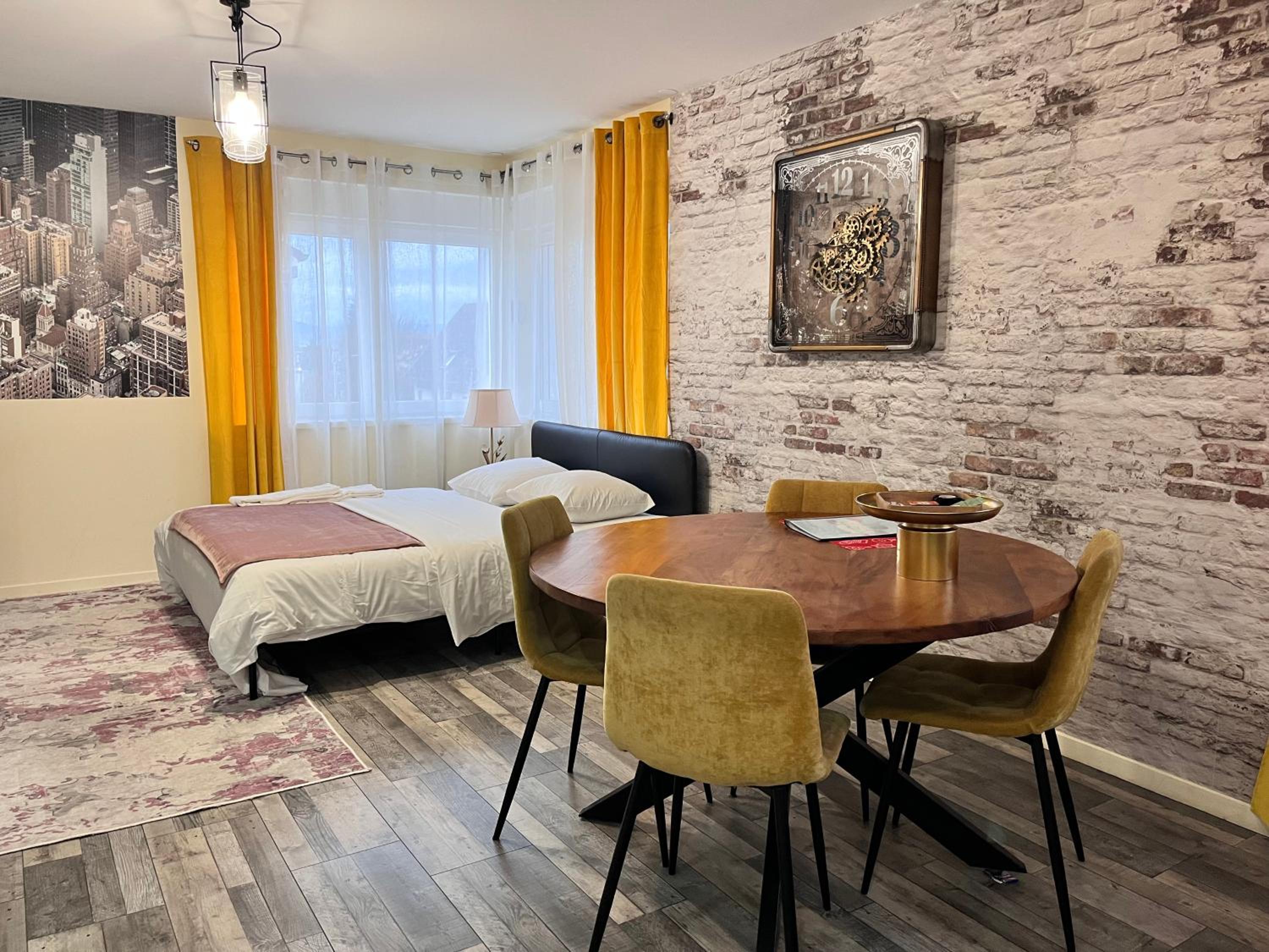 Le Duplex by Leslodgespa - Loft moderne et confortable au style newyorkais, proche de Bâle et de l'aéroport