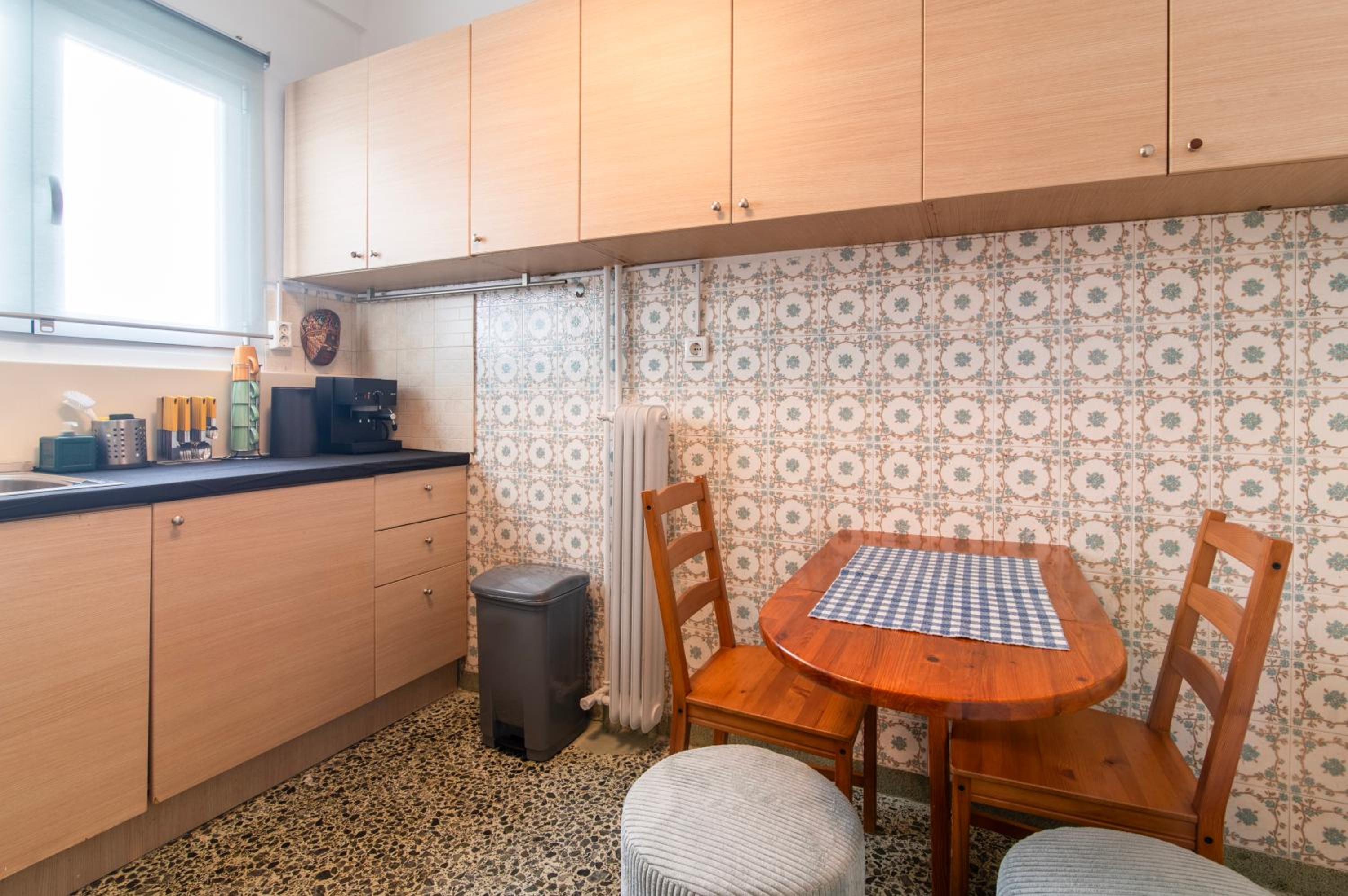 Stylish 2-Bedroom Apartment with Big Terrace in Athens