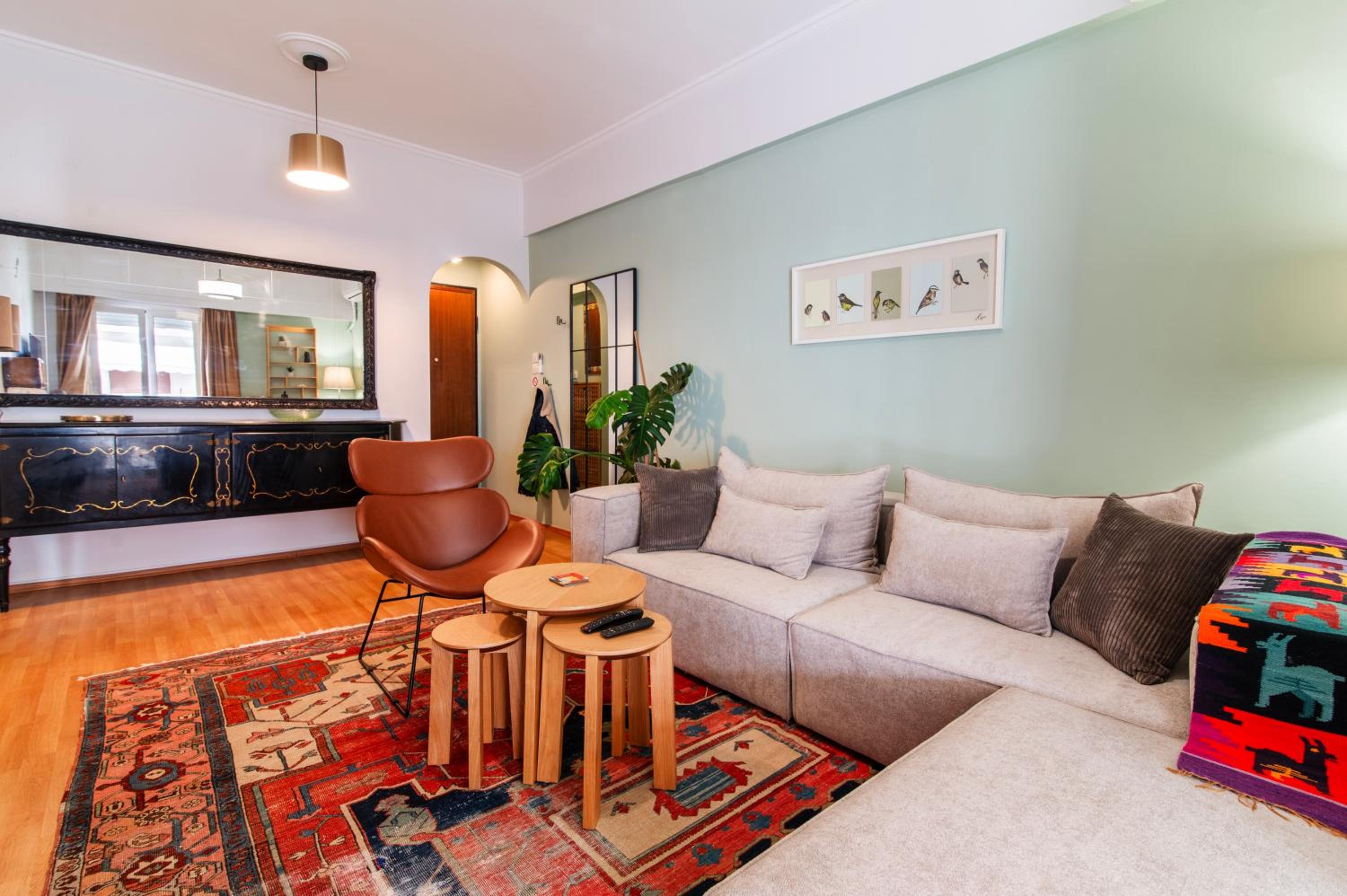 Stylish 2-Bedroom Apartment with Big Terrace in Athens