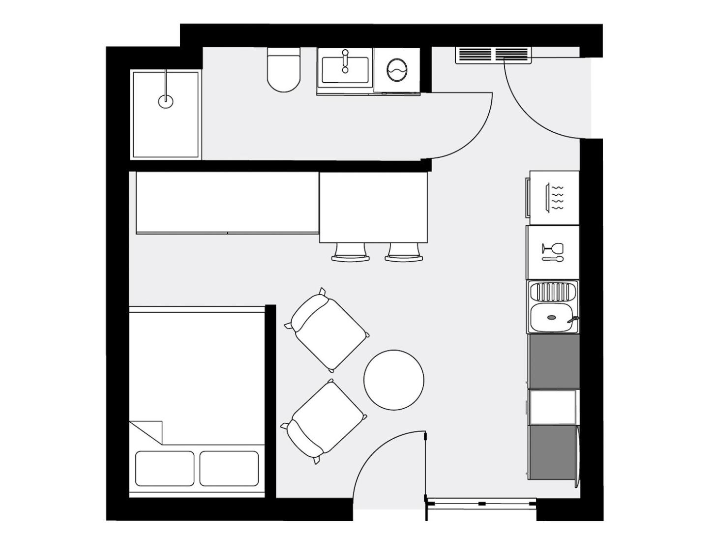 URABN APARTMENTS Studio with garden No 2A - Air Condition - Free Parking, photo 10