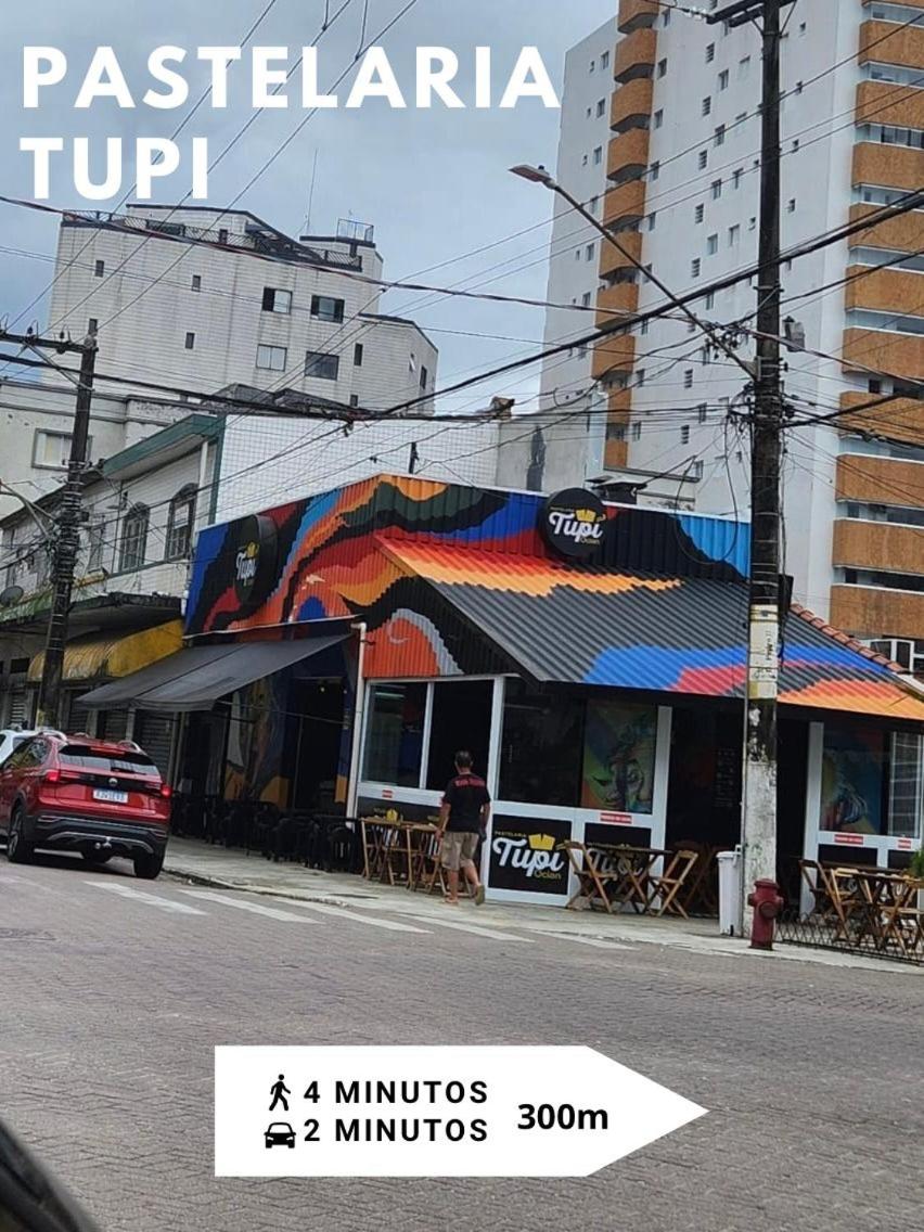 Apto em Praia Grande - Ocian, 100m da praia, garagem e Wi-Fi