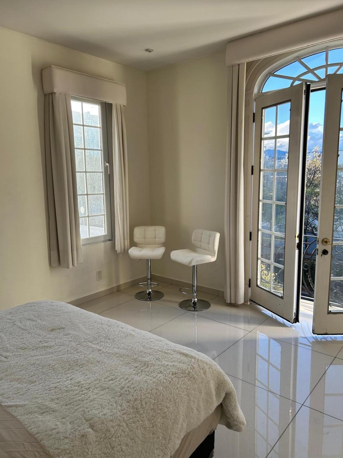 Modern room with balcony