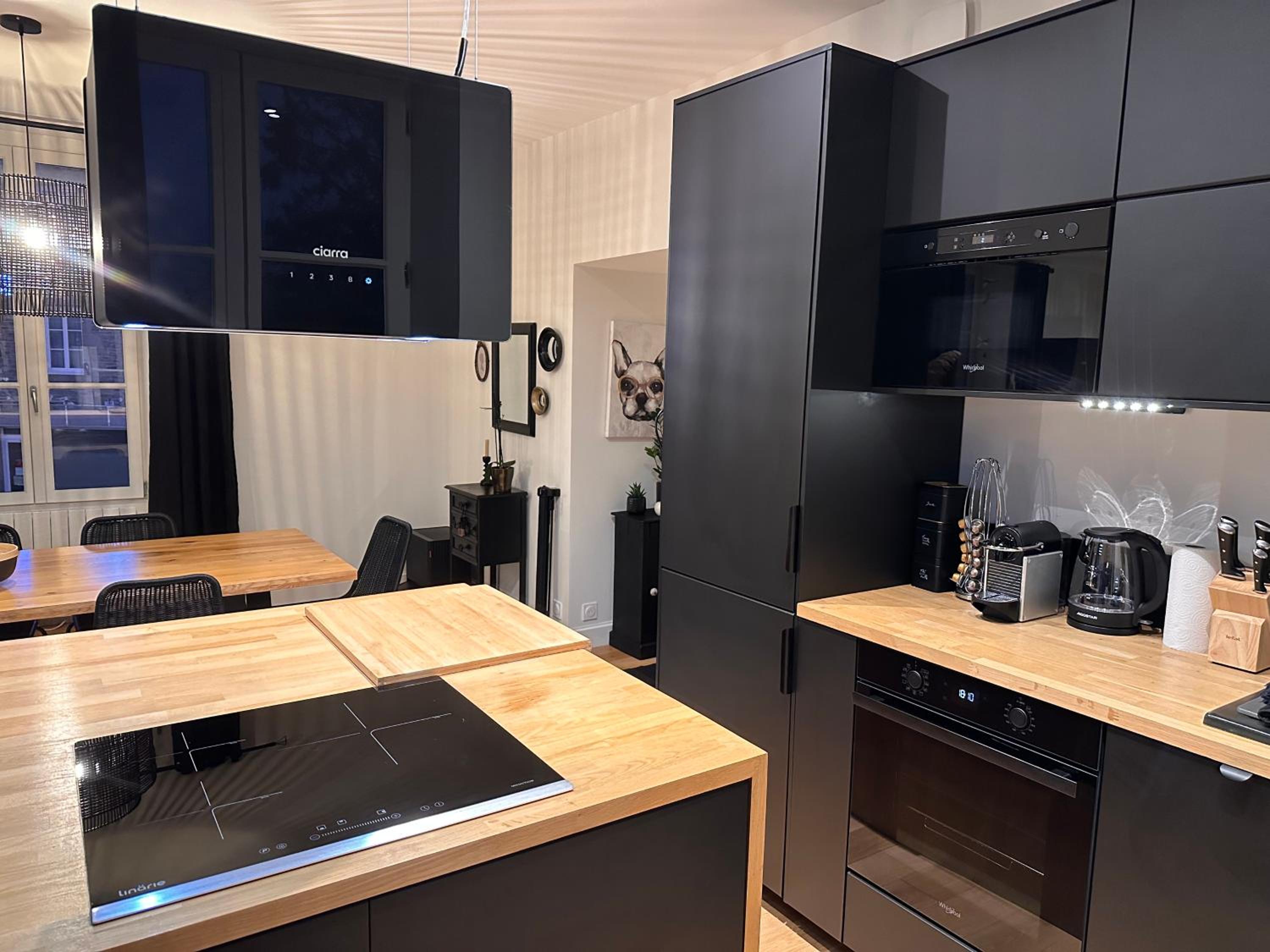 Les Libellules Appartement avec baignoire spa à Dinan Lanvallay