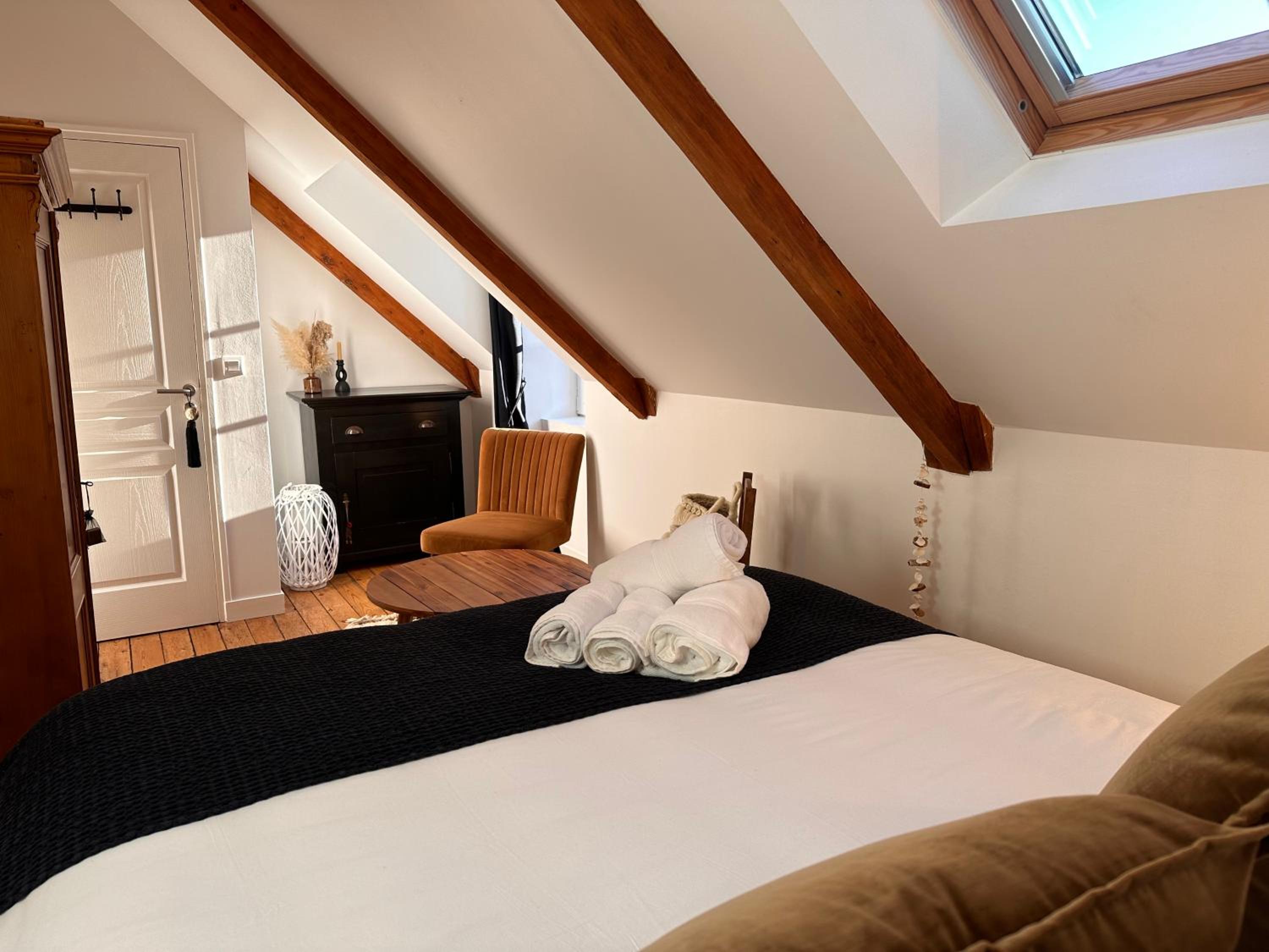 Les Libellules Appartement avec baignoire spa à Dinan Lanvallay