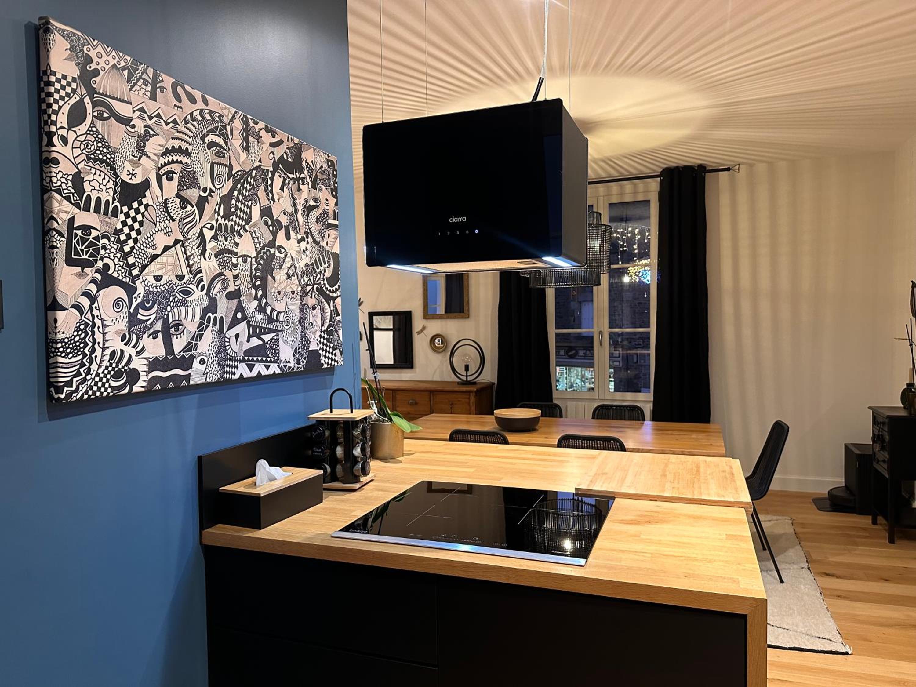 Les Libellules Appartement avec baignoire spa à Dinan Lanvallay