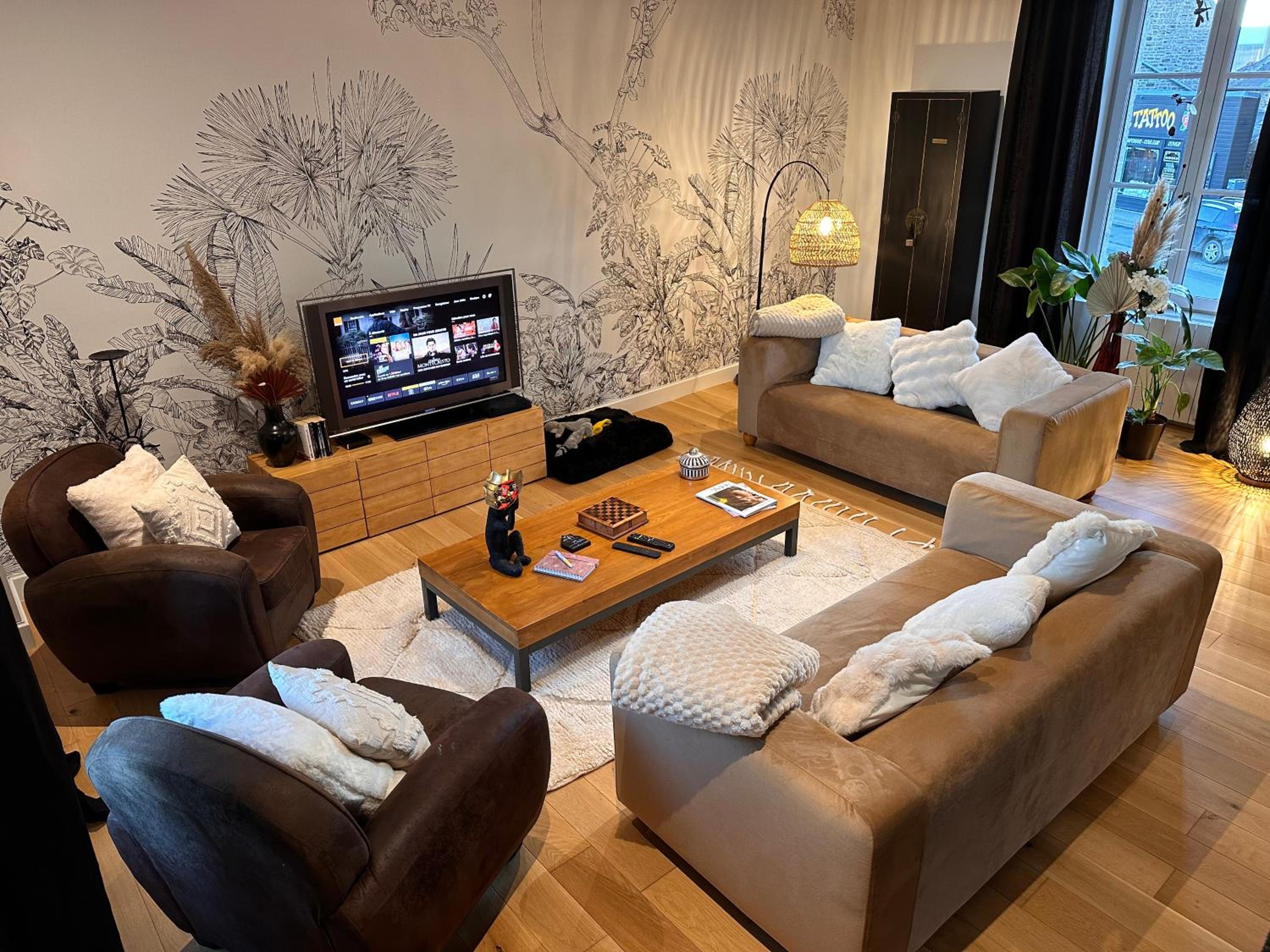 Les Libellules Appartement avec baignoire spa à Dinan Lanvallay