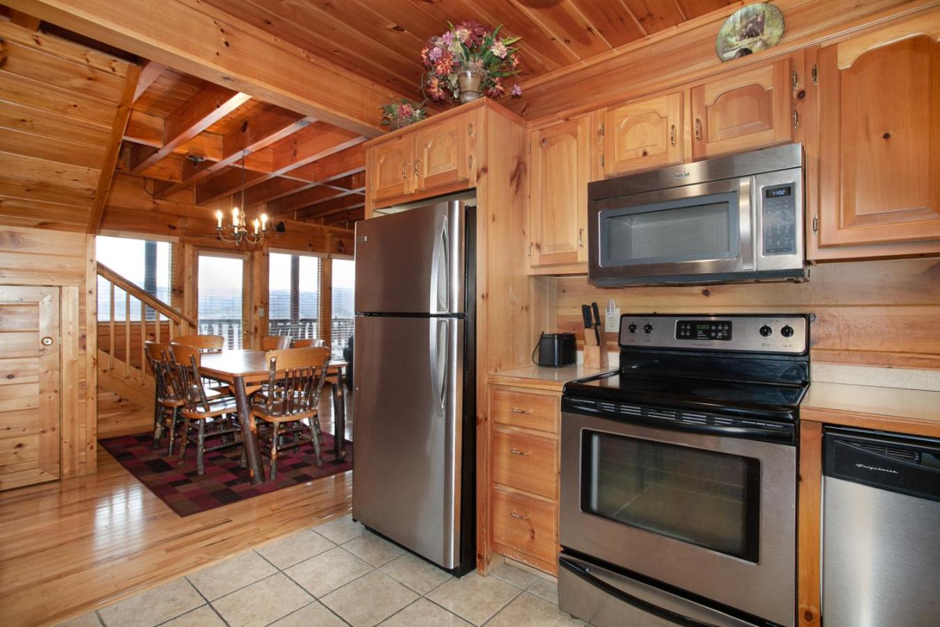 Valley View Cabin View Hot Tub Fireplace Grill