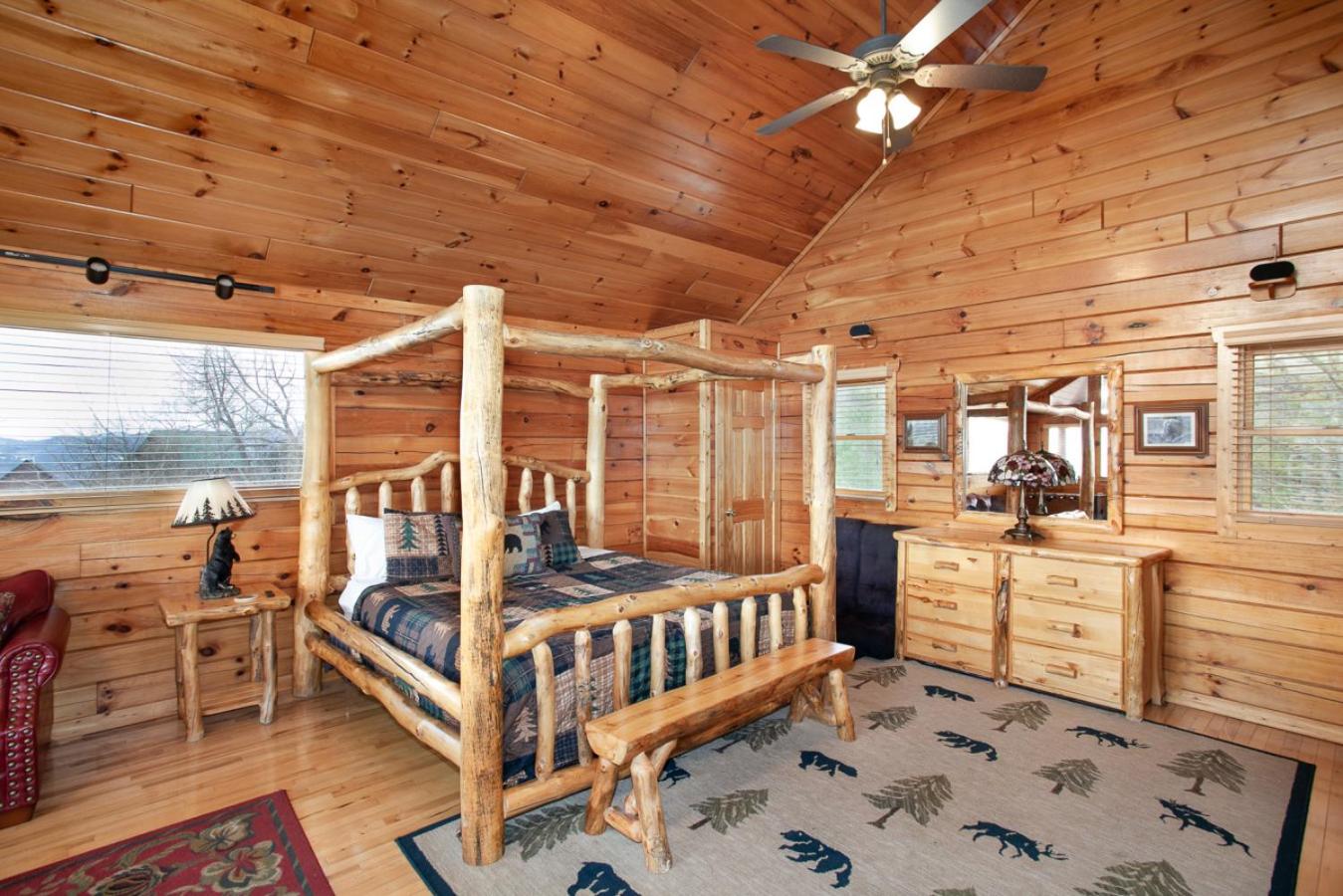 Valley View Cabin View Hot Tub Fireplace Grill