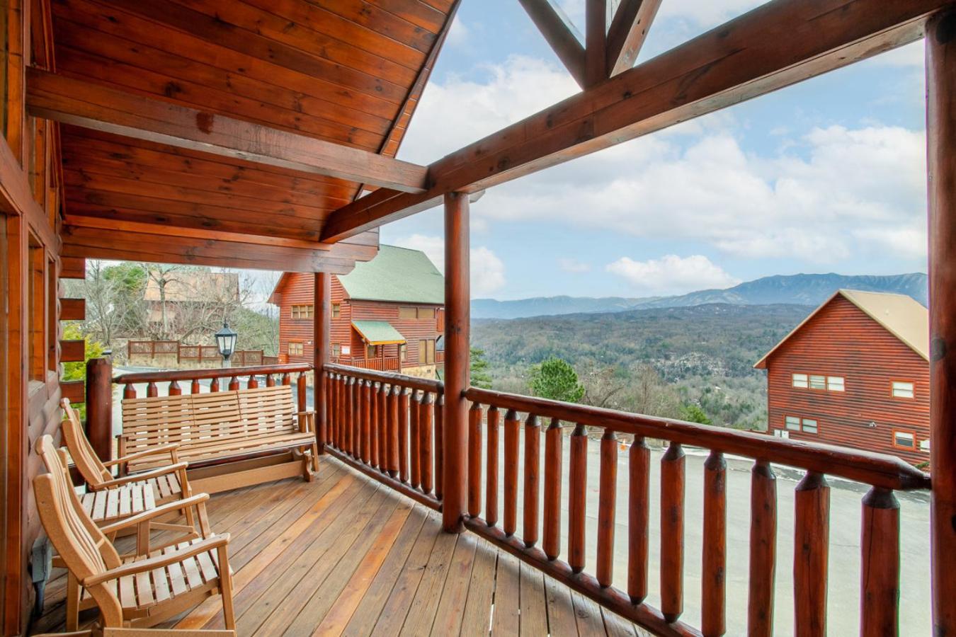 Valley View Cabin View Hot Tub Fireplace Grill