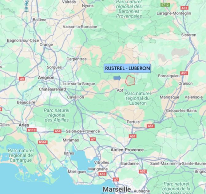 GITE AUX 4 SAISONS DU COLORADO PROVENÇAL - 3 ÉTOILES - Rustrel