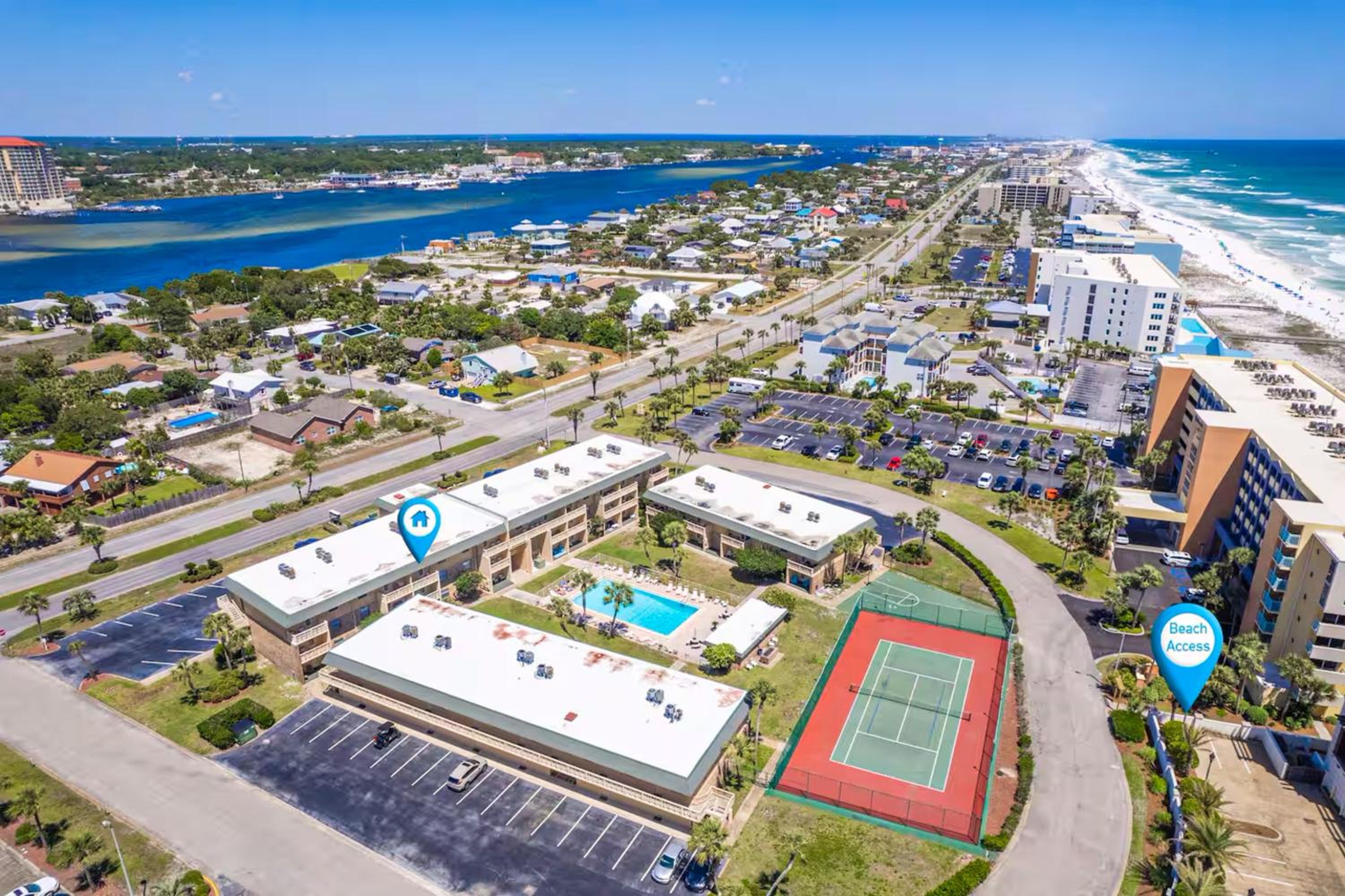 2 BR Condo with Shared Pool and Beach Access
