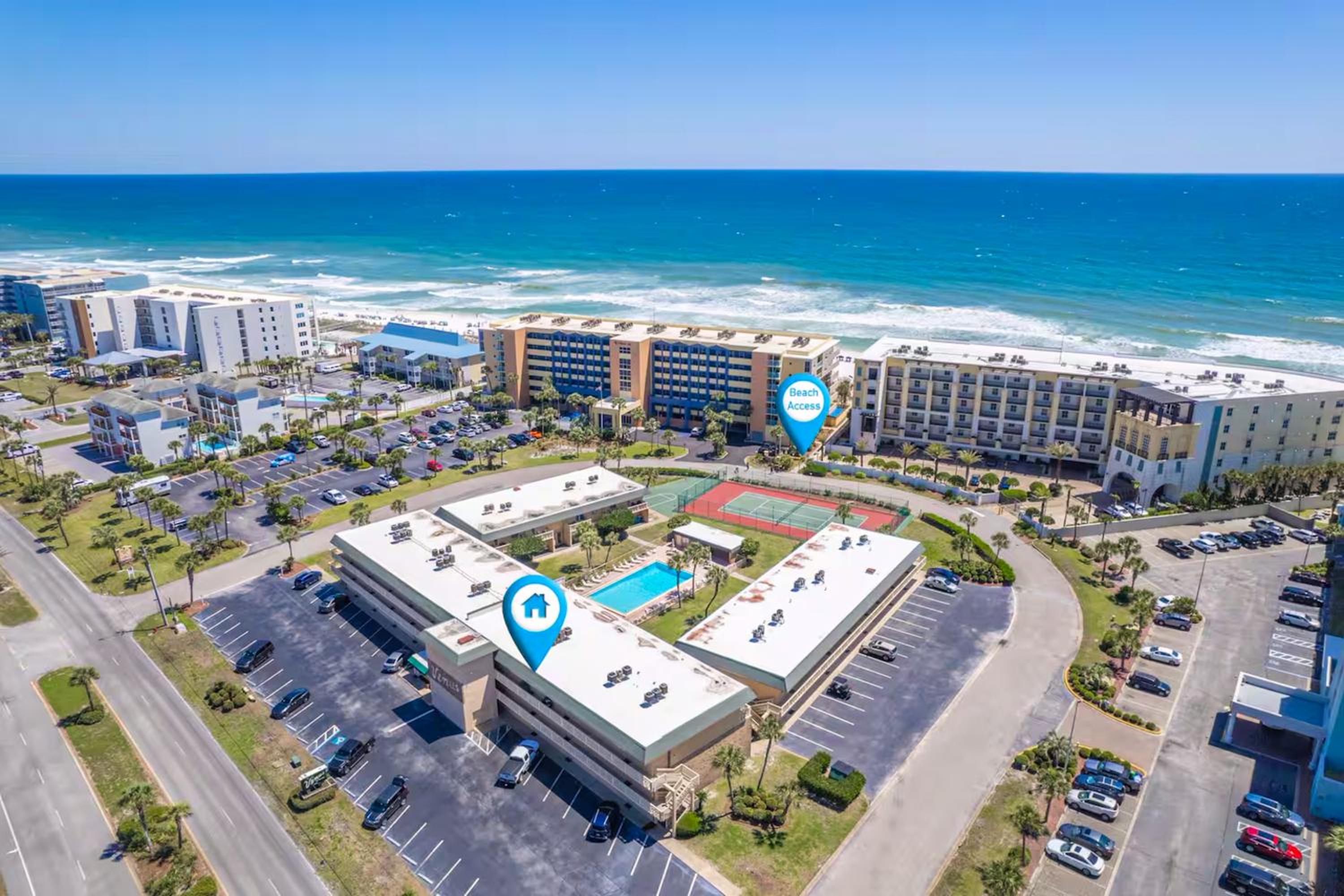 2 BR Condo with Shared Pool and Beach Access