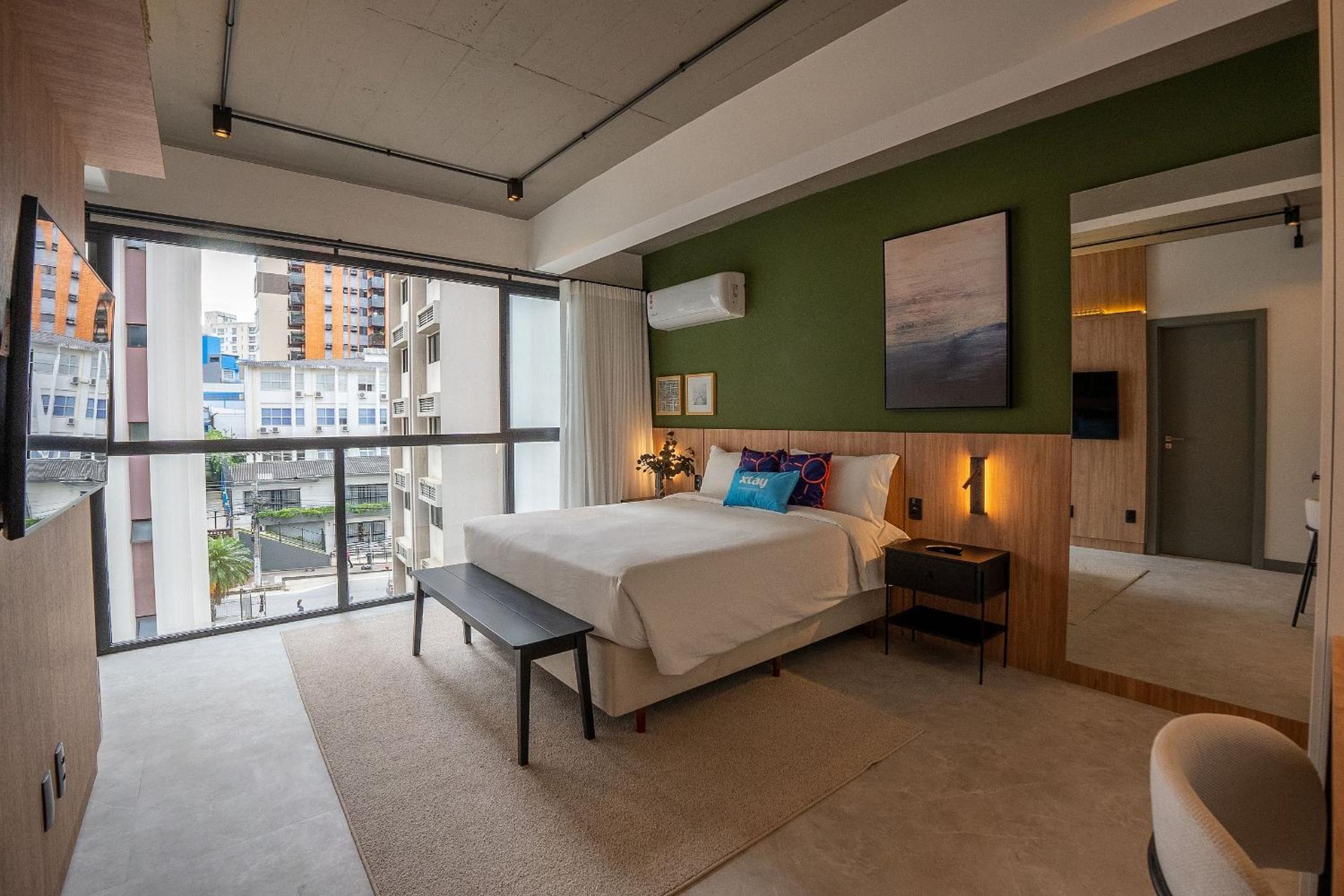 Xtay Oslo Florianópolis - Residential studio 5 minutes from downtown, close to Epic School and Atlantis Executive Center
