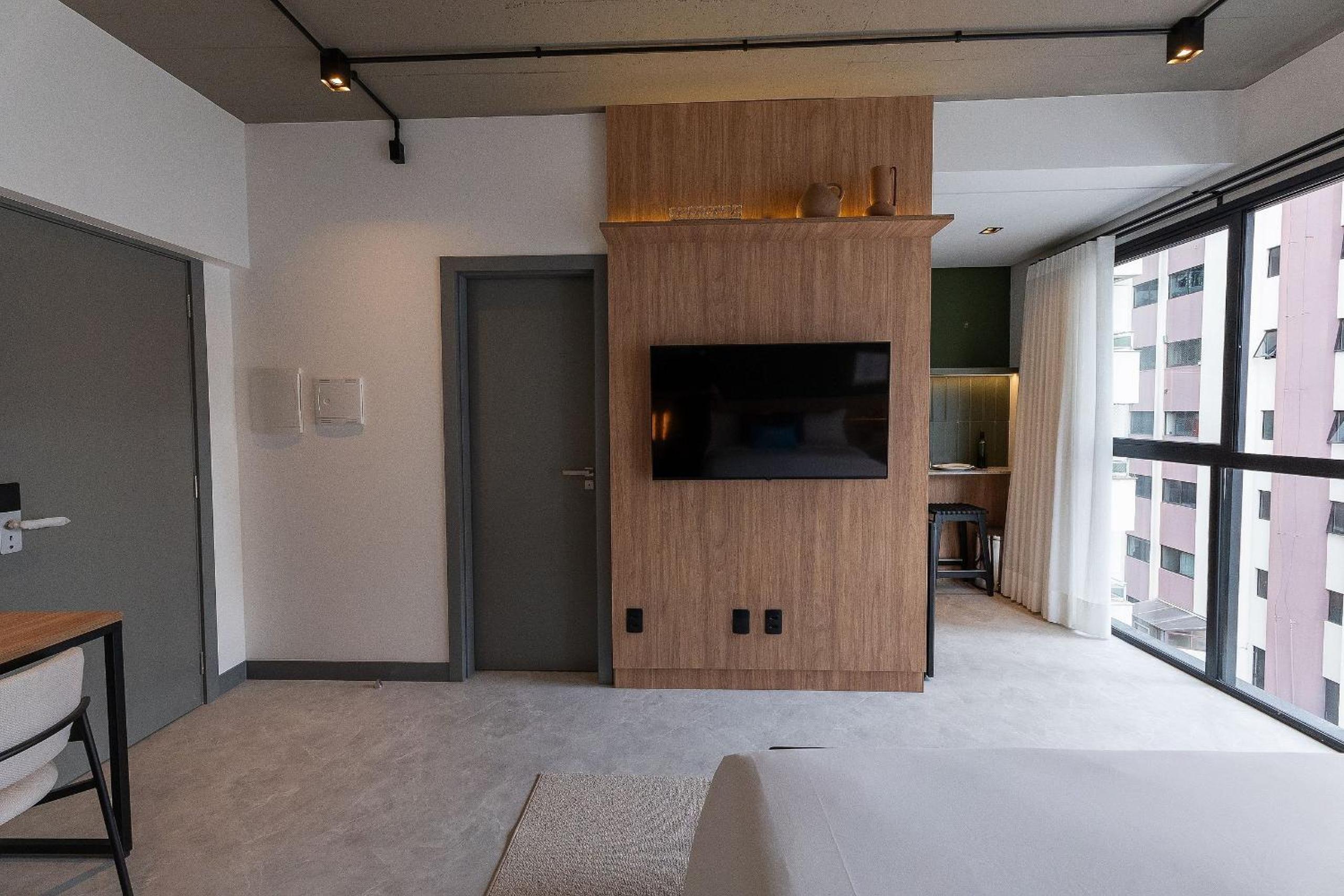 Xtay Oslo Florianópolis - Residential studio 5 minutes from downtown, close to Epic School and Atlantis Executive Center