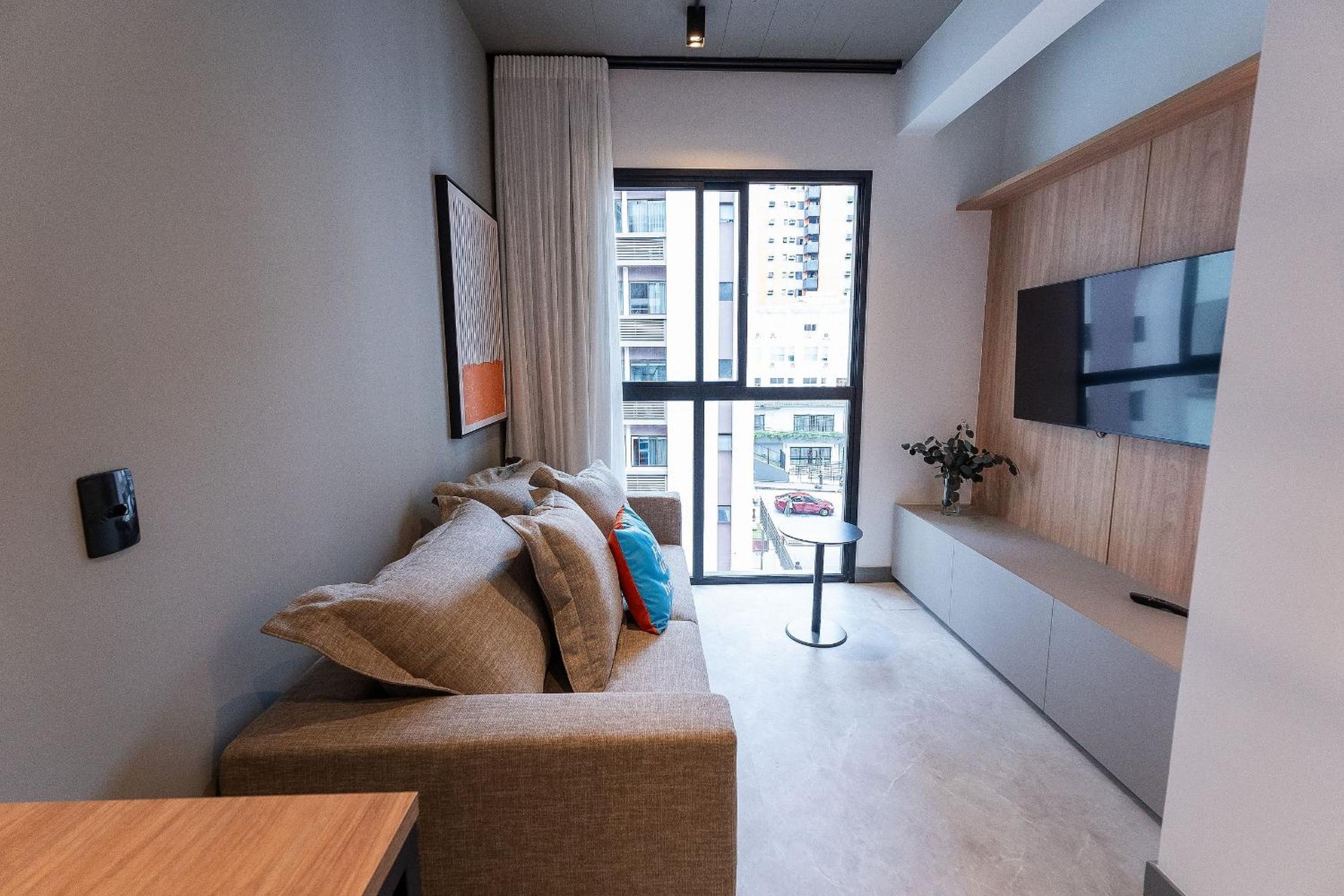 Xtay Oslo Florianópolis - Residential studio 5 minutes from downtown, close to Epic School and Atlantis Executive Center